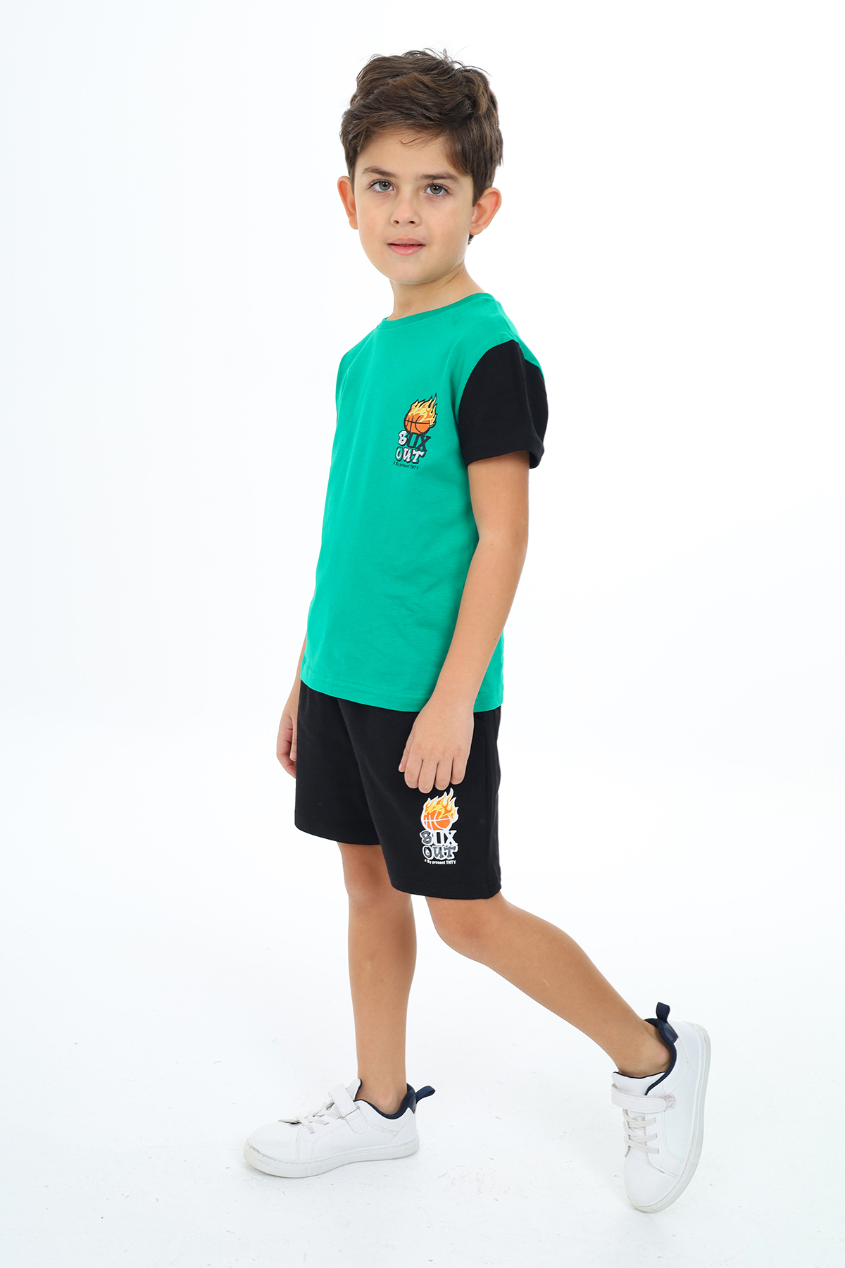 Toontoy Erkek Çocuk Tnty Baskılı Yaka Karyoka Tişört