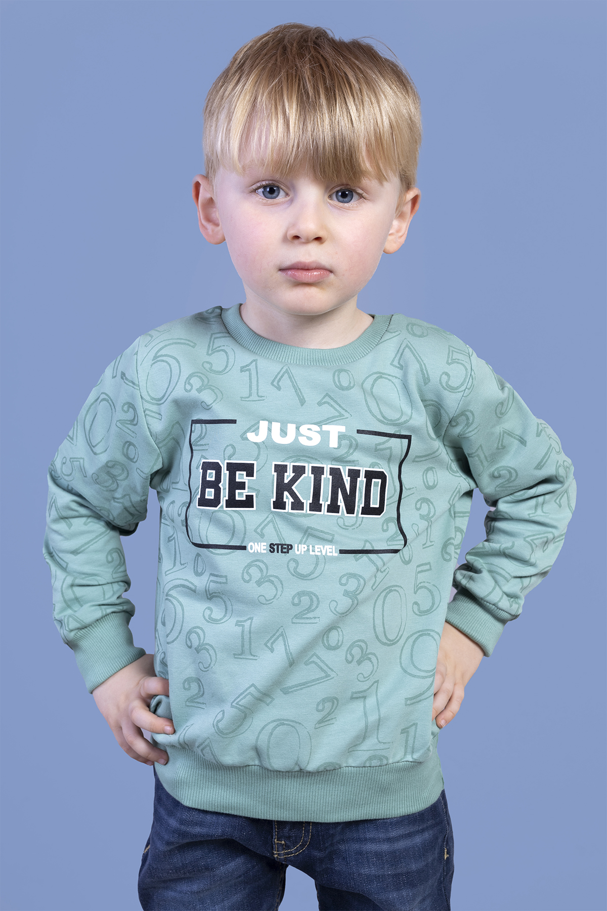 Toontoy Erkek Çocuk Sayı Baskılı Sweatshirt