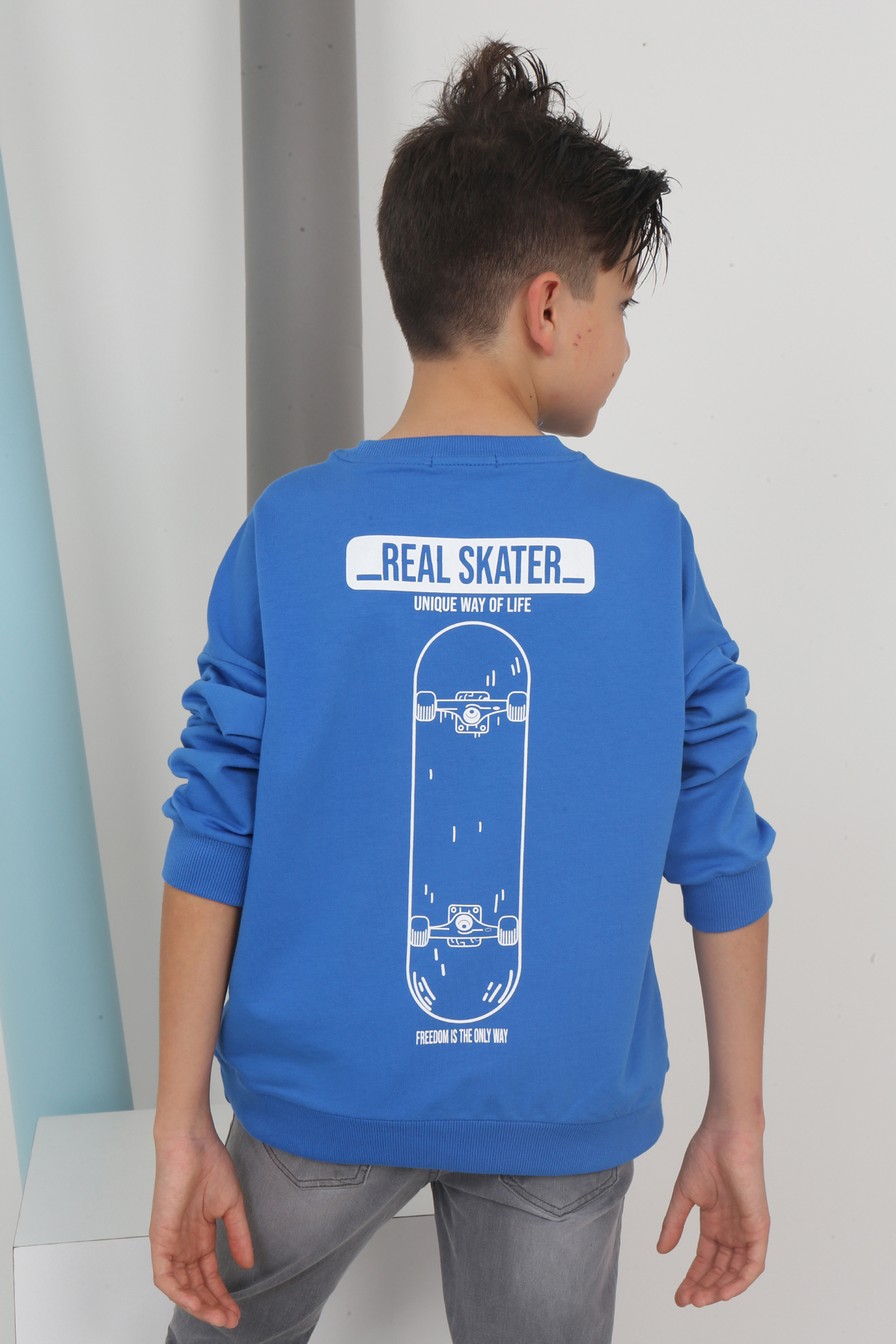 Toontoy Erkek Çocuk Baskılı Sweatshirt