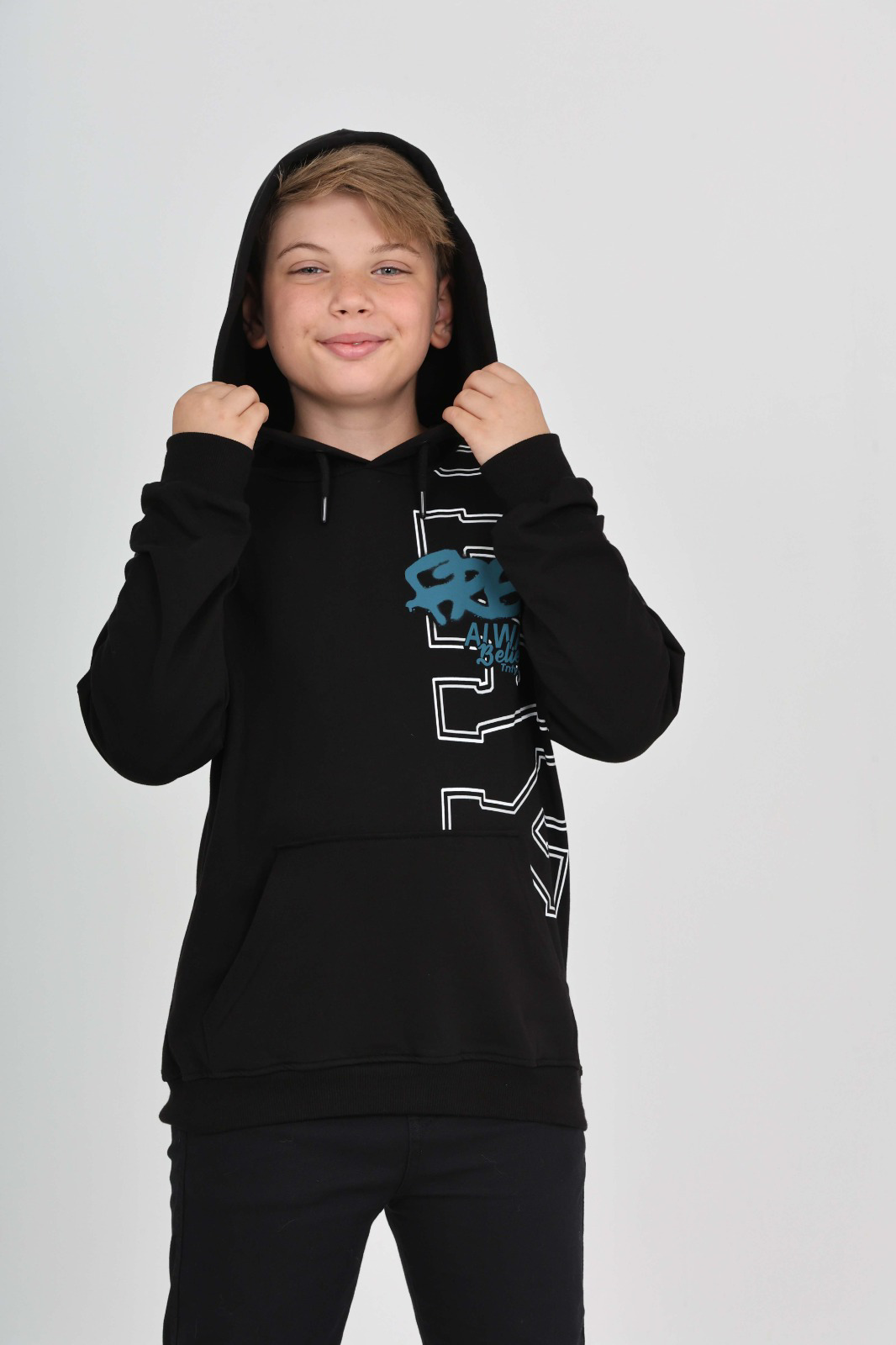 Toontoy Erkek Çocuk Stay Baskılı Sweatshirt