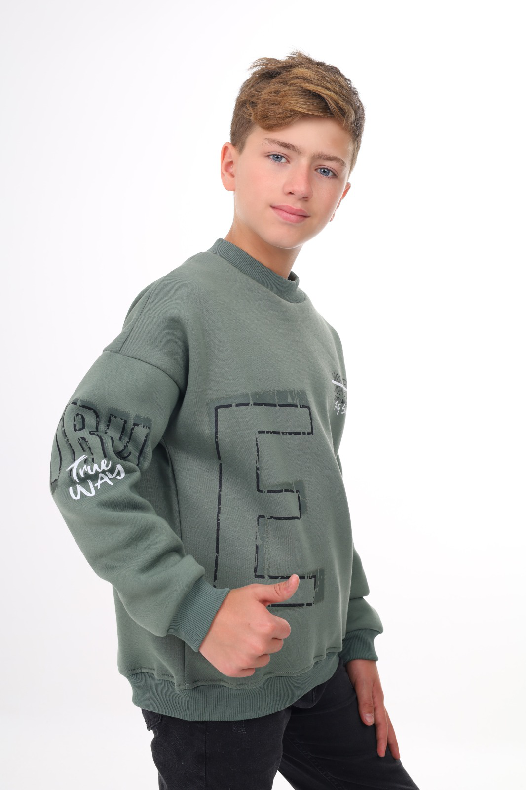 Toontoy Erkek Çocuk Baskılı Sweatshirt