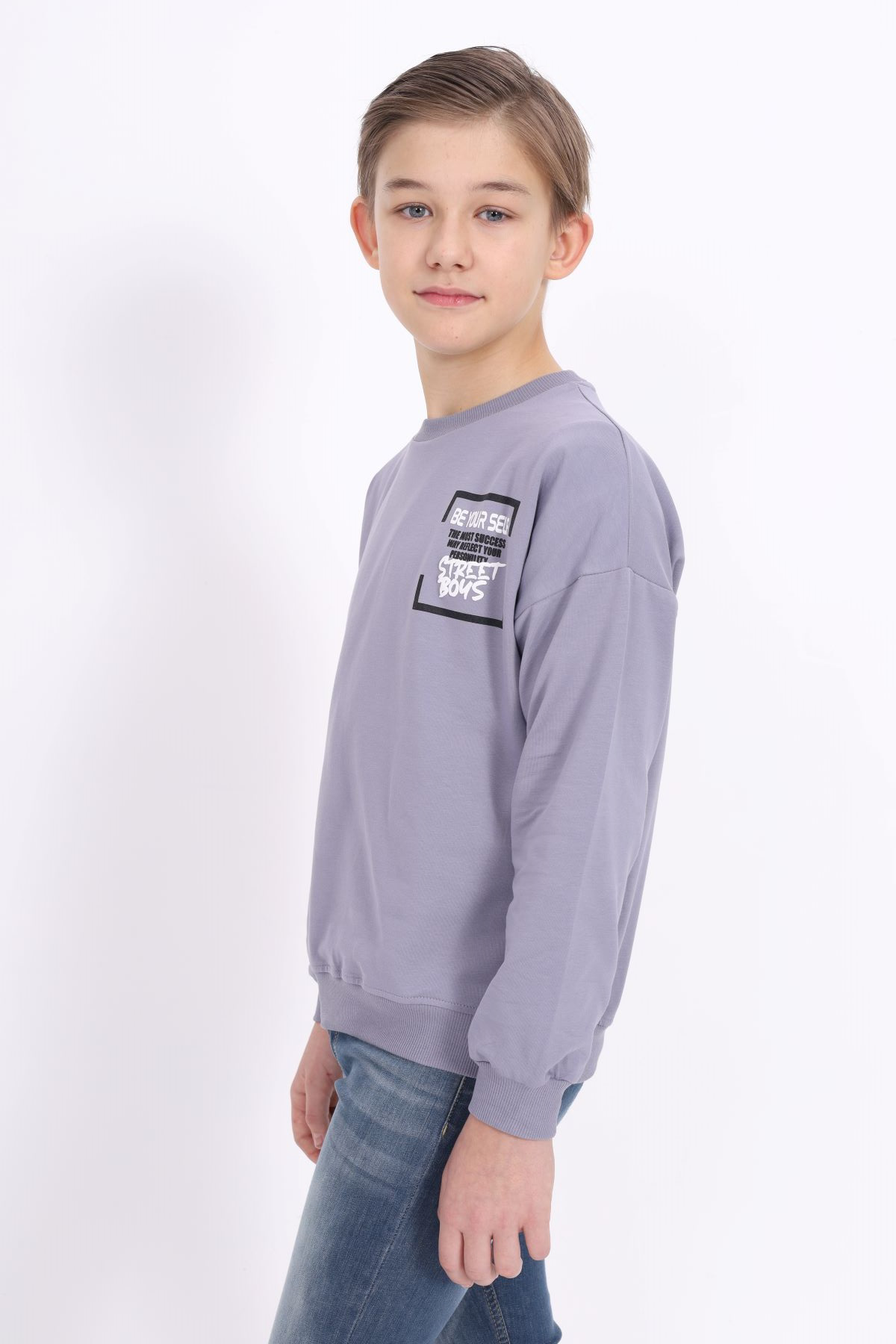 Toontoy Erkek Çocuk Baskılı Sweatshirt