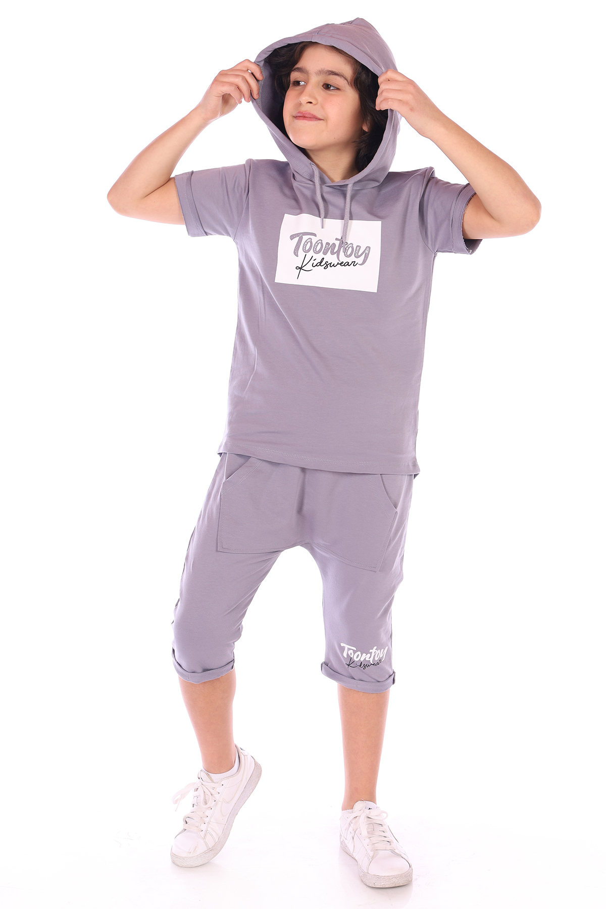 Toontoy Erkek Çocuk Toontoy Kids Wear Baskılı BermudaTakım