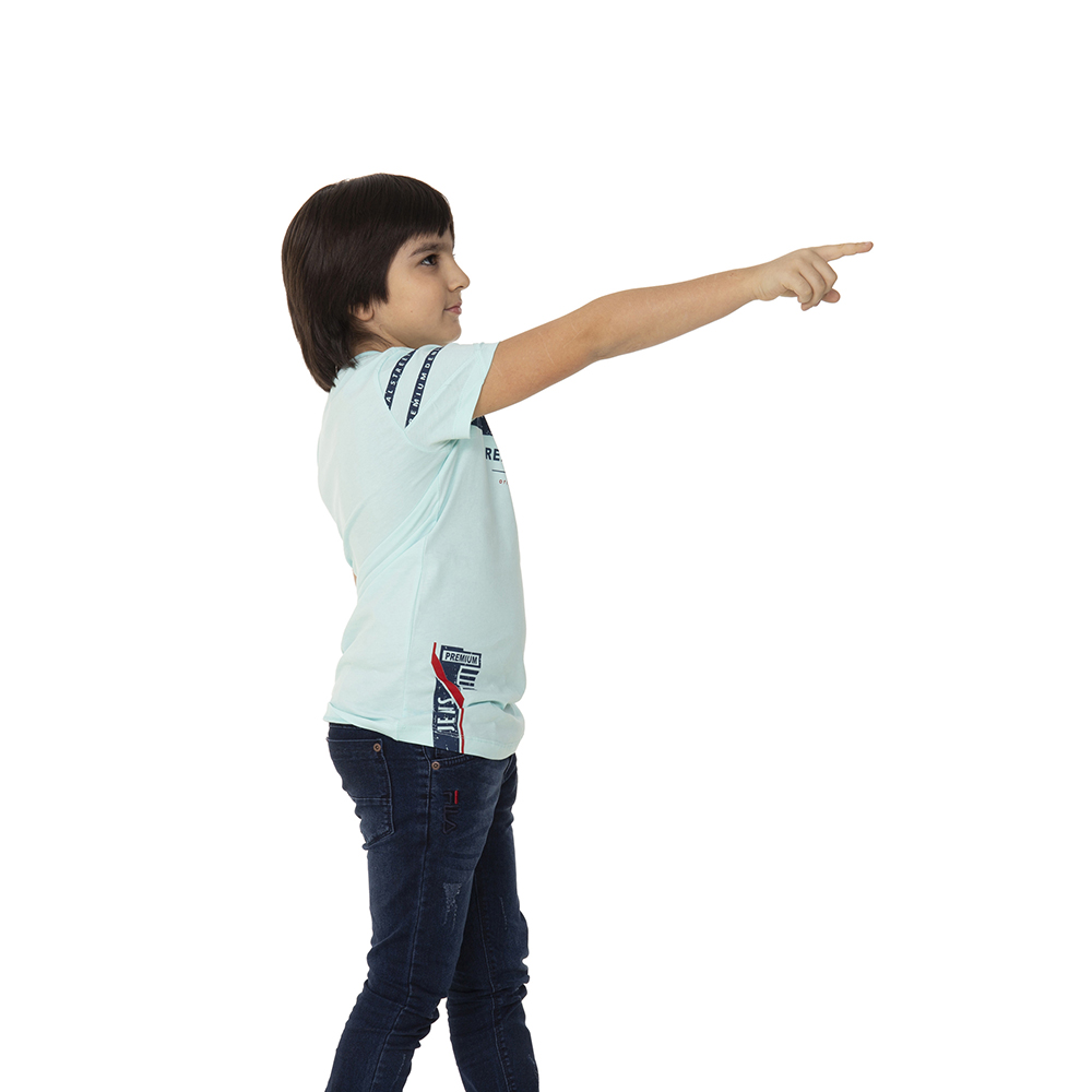 Toontoy  Erkek Çocuk T-Shirt Ön Ve Kol Baskı