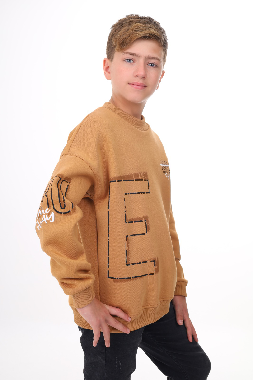 Toontoy Erkek Çocuk Baskılı Sweatshirt