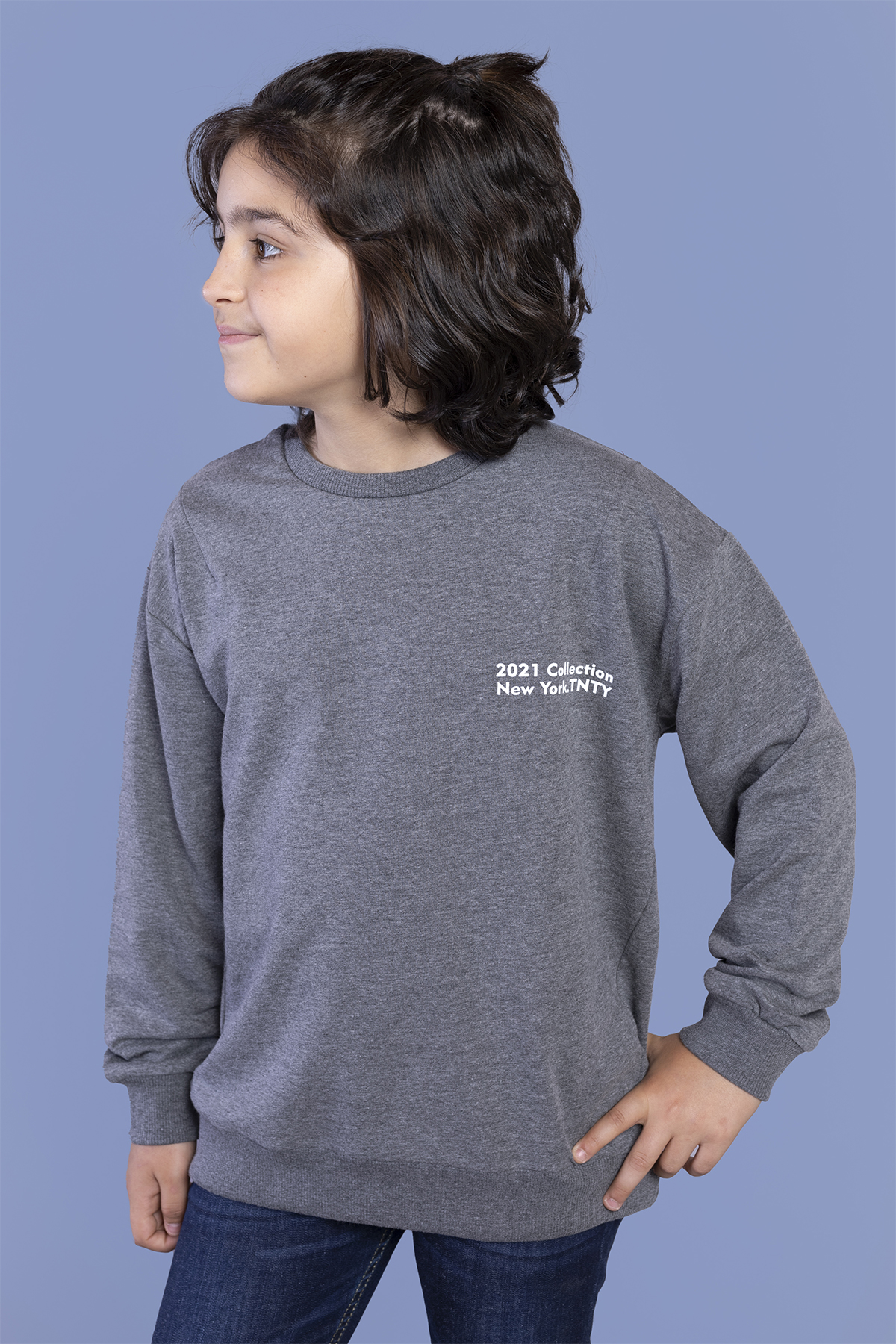 Toontoy Erkek Çocuk Baskılı Sweatshirt