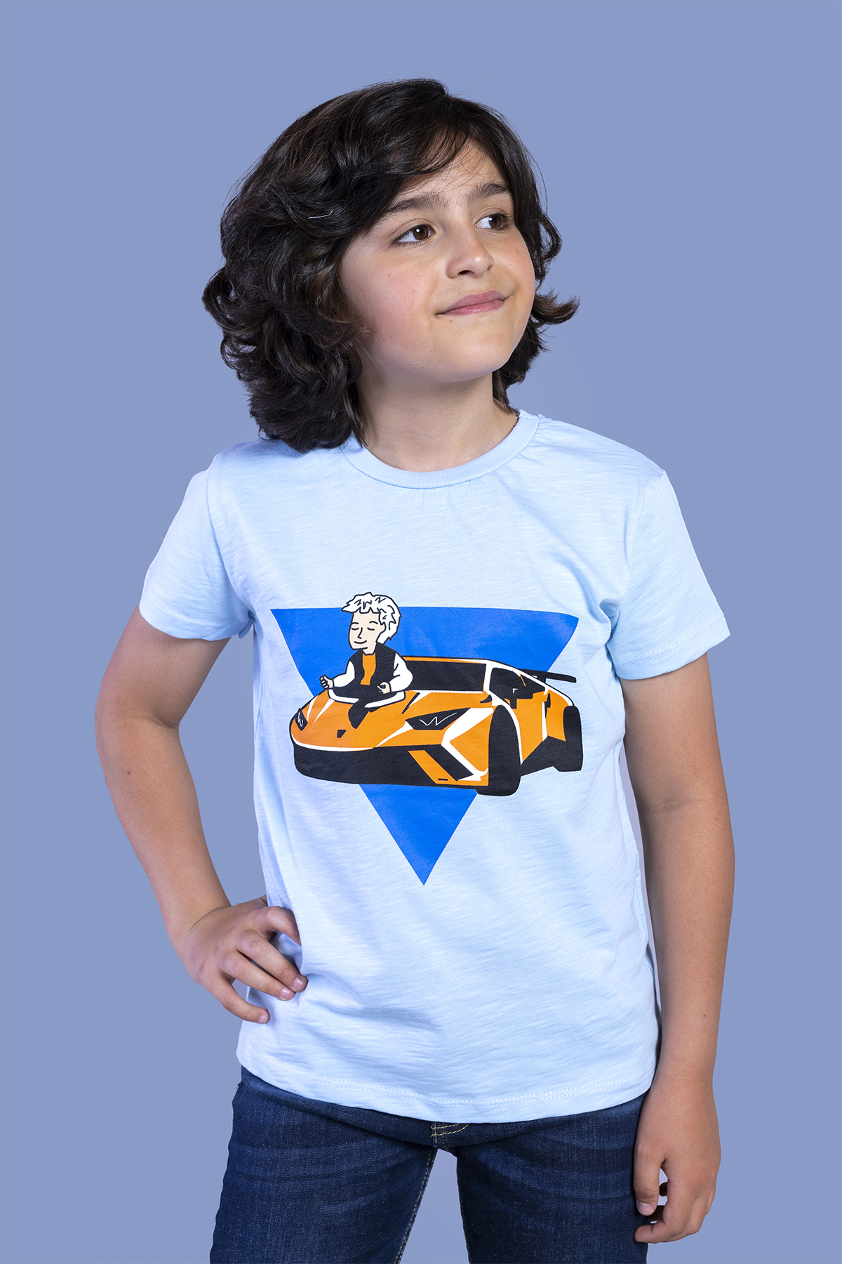 Toontoy Erkek Çocuk Araba Baskılı Tişört