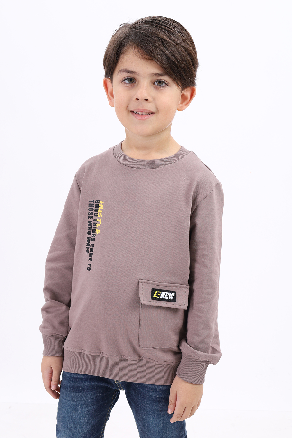 Toontoy Erkek Çocuk Baskılı Sweatshirt