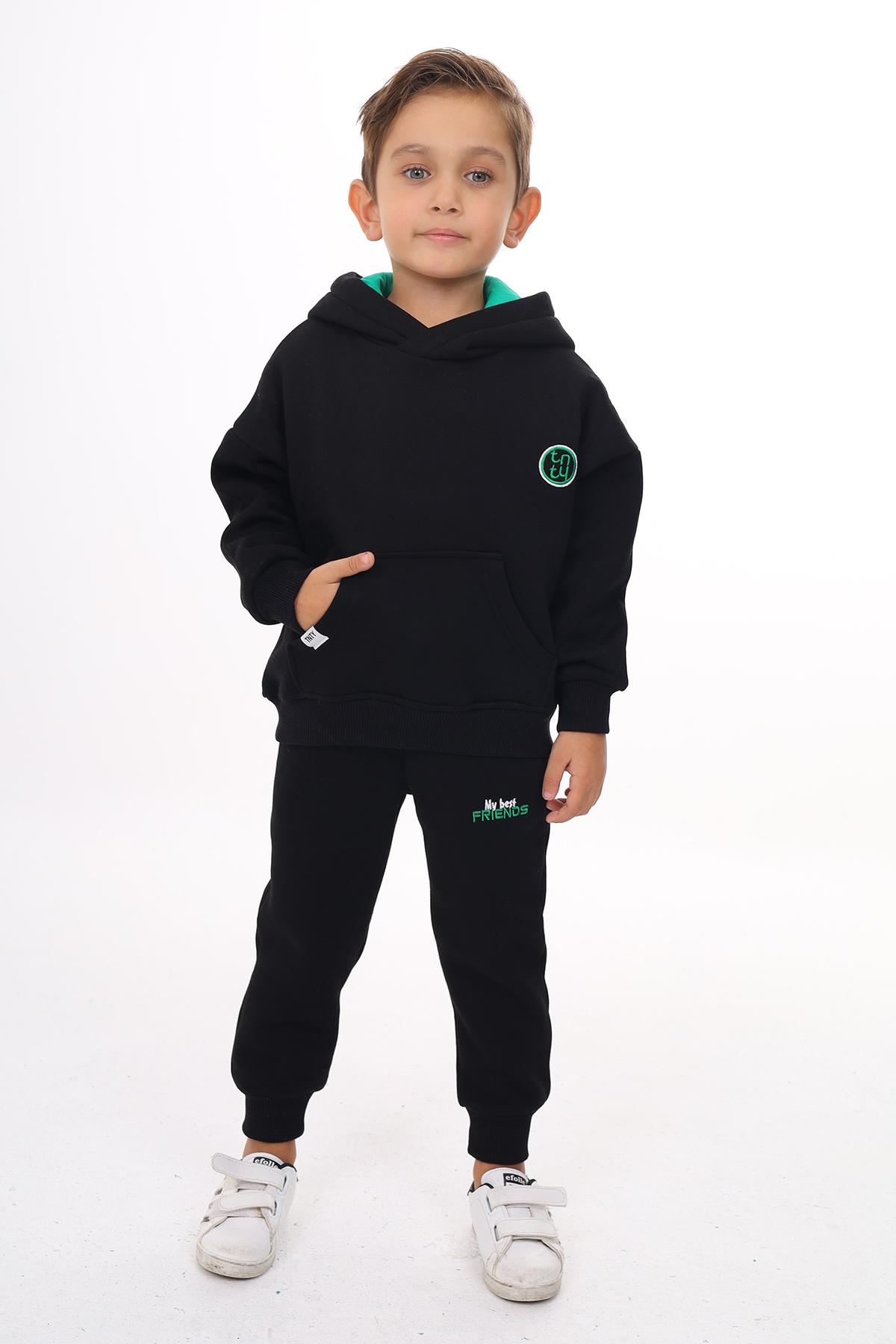 Toontoy Erkek Çocuk Nakışlı Eşofman Takım