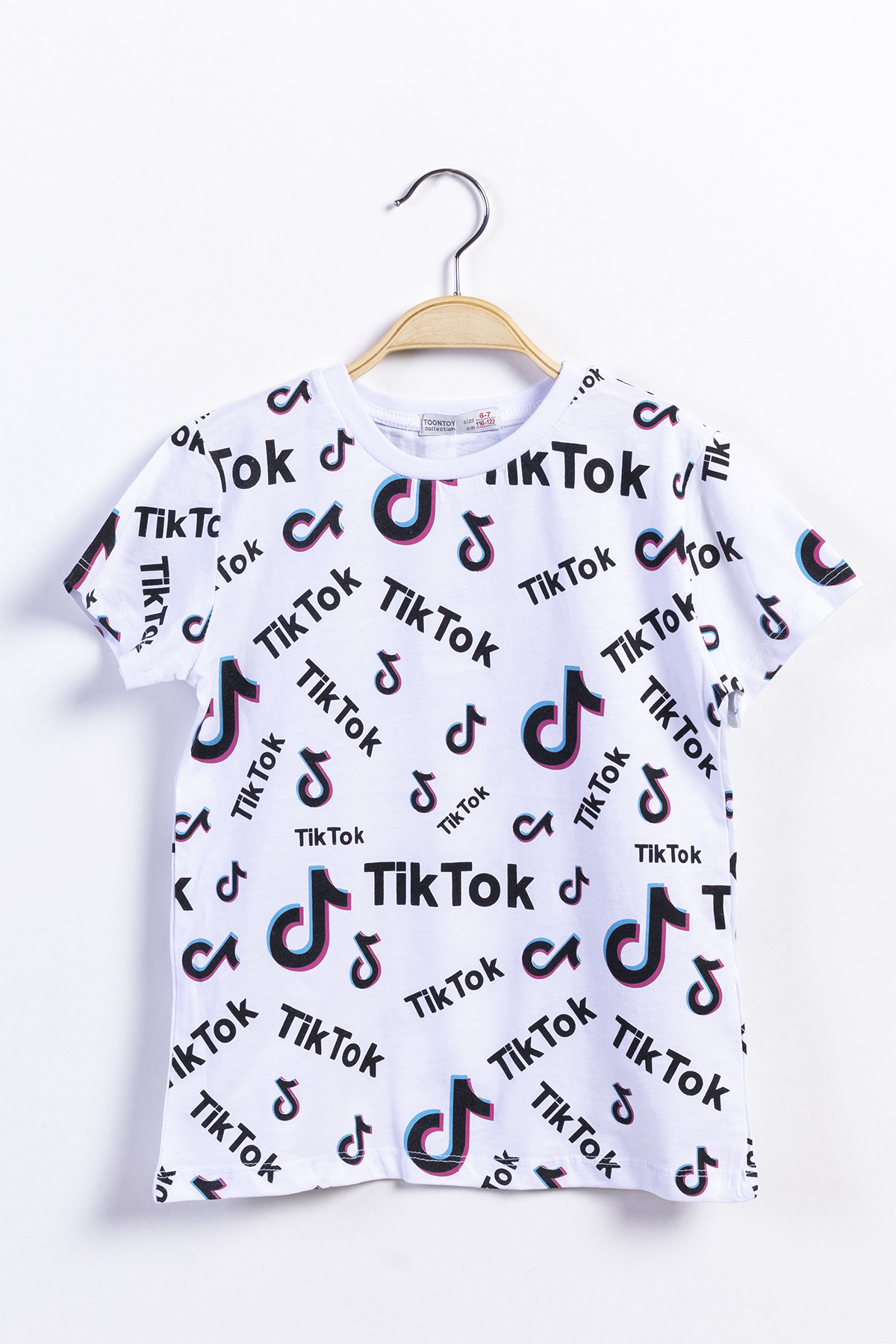 Toontoy Erkek Çocuk TikTok Baskılı Tişört