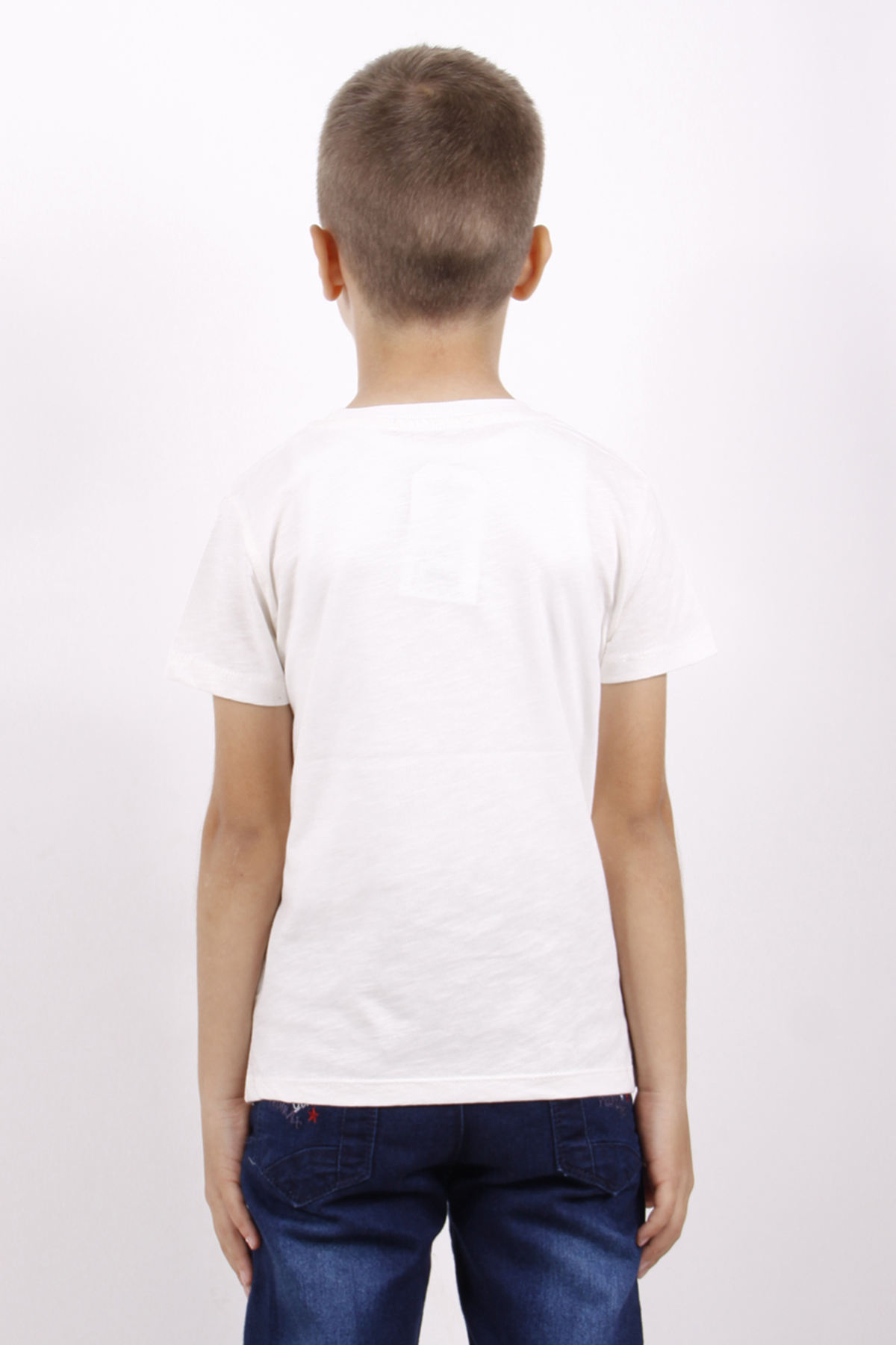 Toontoy Erkek Çocuk Awesome Pul Nakışlı T-Shirt