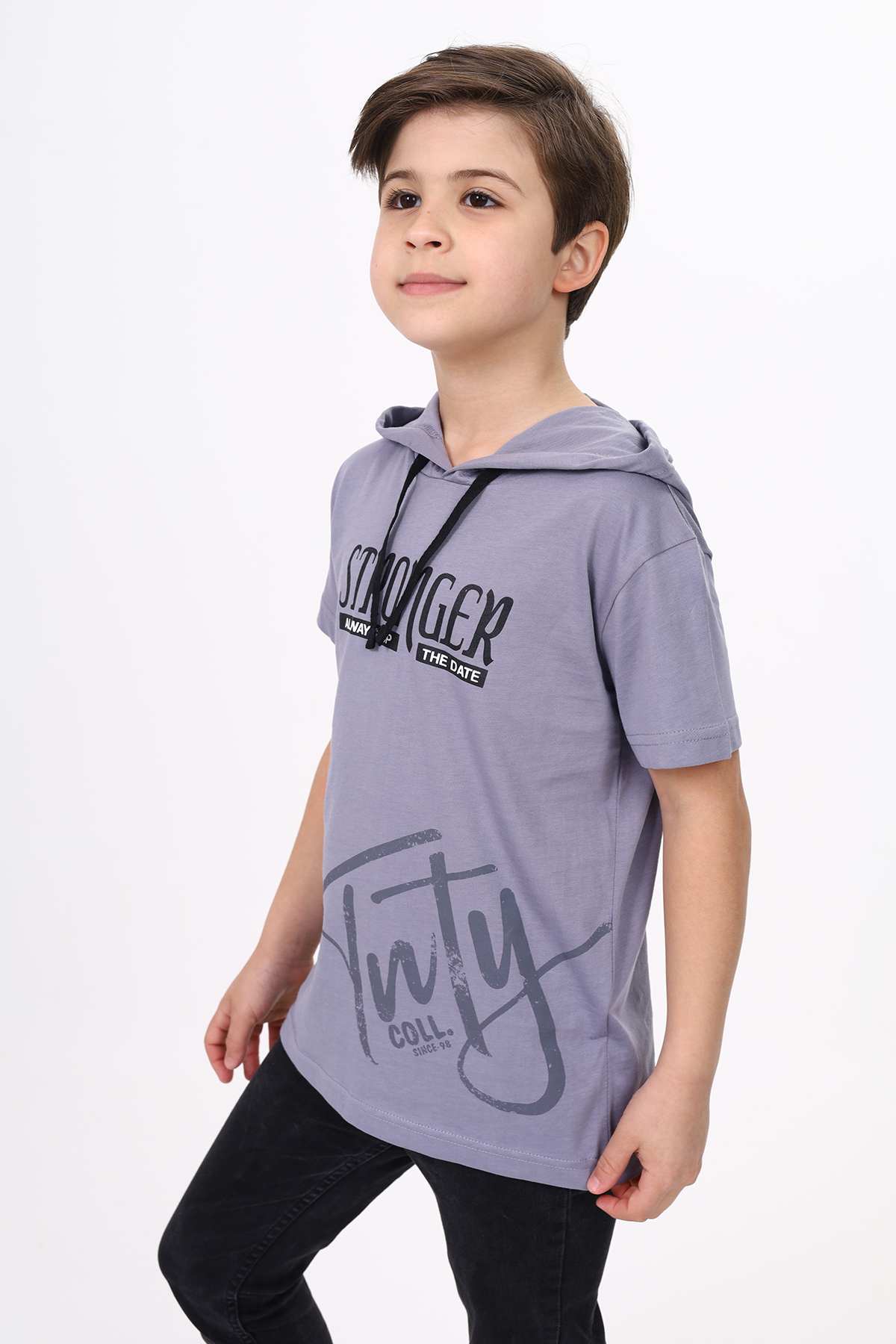Toontoy Erkek Çocuk  Strenger Always Baskılı Tişört