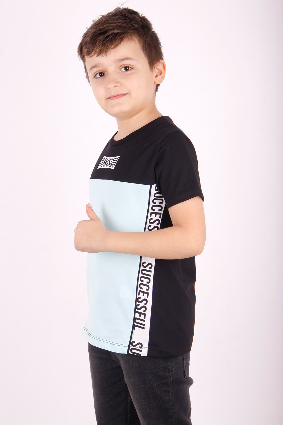 Toontoy Erkek Çocuk Yazı Baskılı Tişört