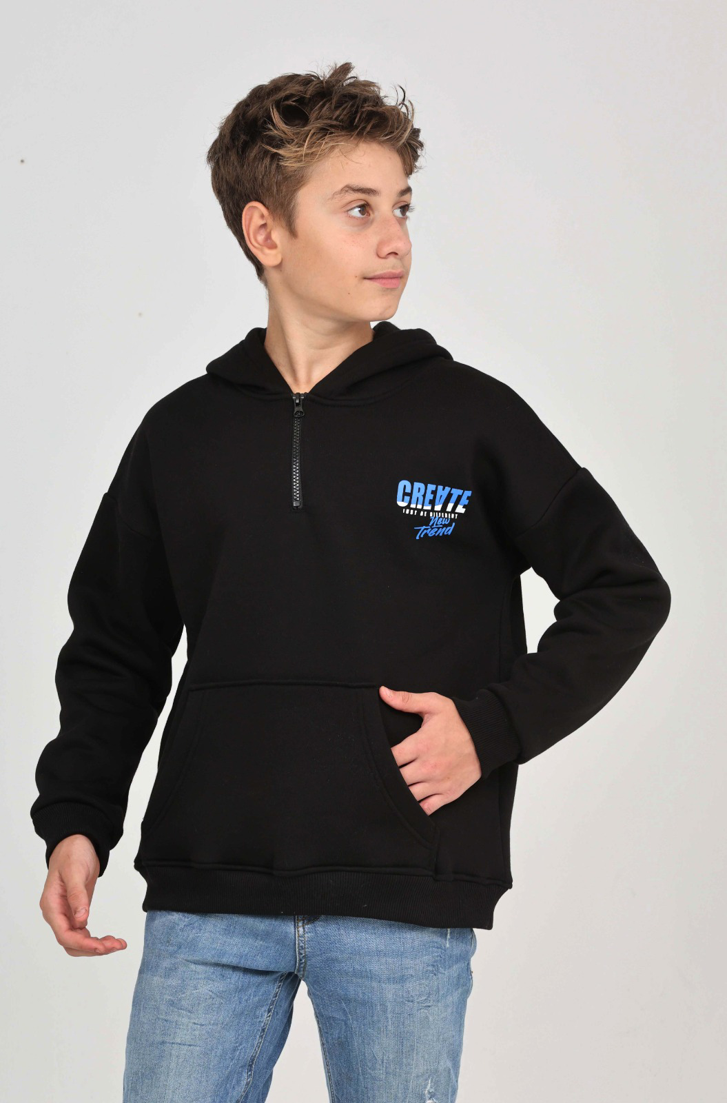 Toontoy Erkek Çocuk Create Baskılı Sweatshirt