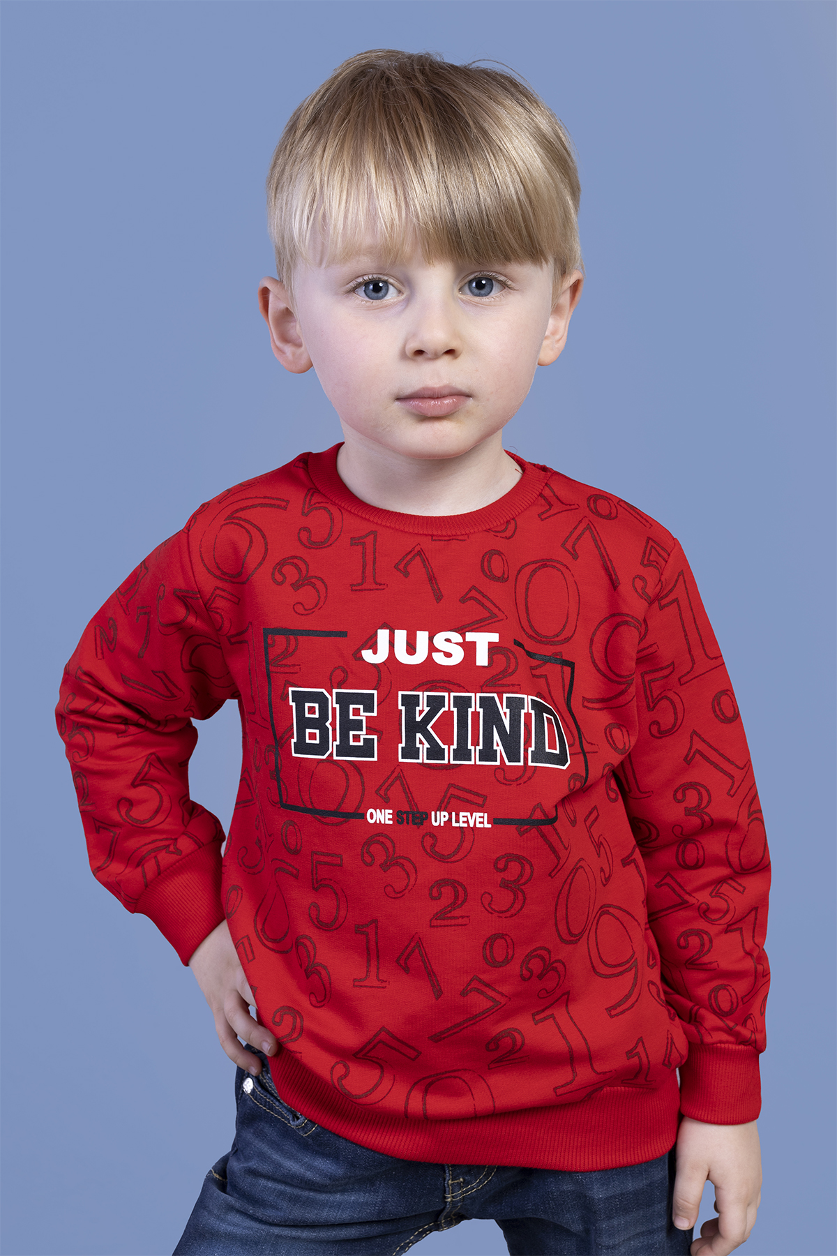 Toontoy Erkek Çocuk Sayı Baskılı Sweatshirt