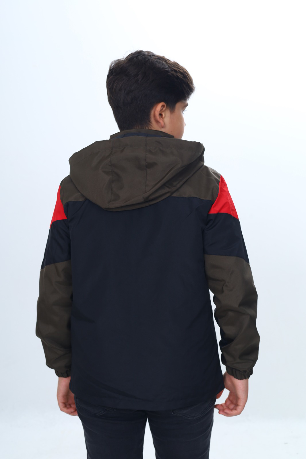 Toontoy Erkek Çocuk Sport Baskılı Kapüşonlu Yağmurluk