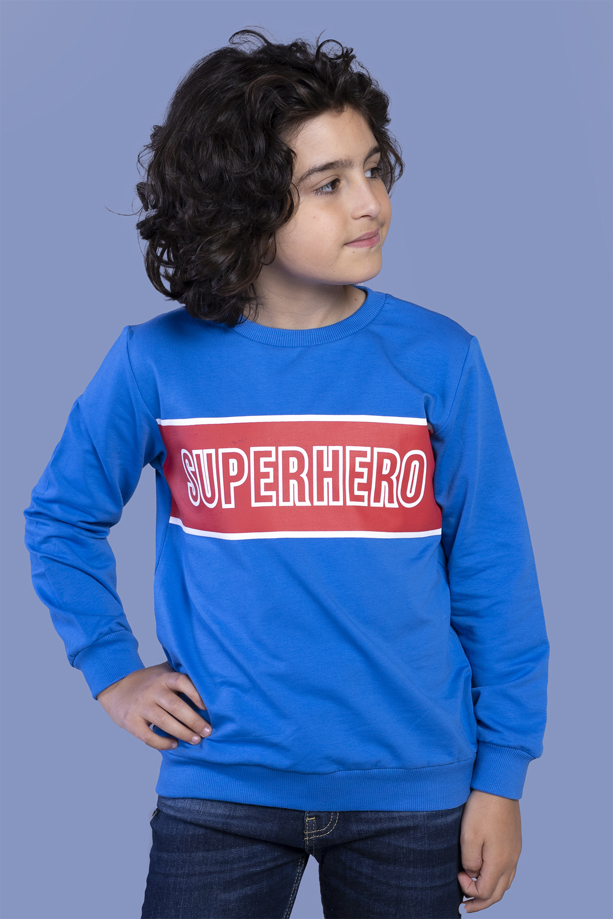 Toontoy Erkek Çocuk Baskılı Sweatshirt