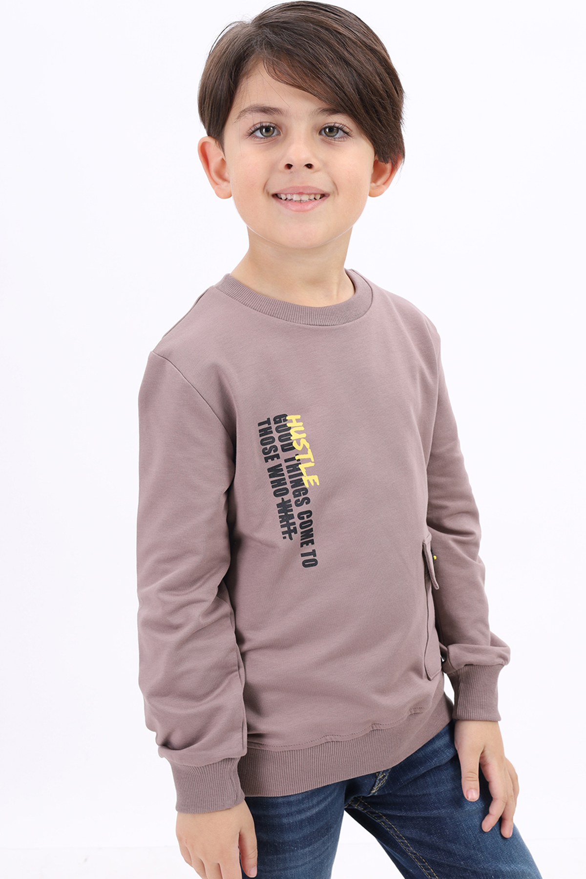 Toontoy Erkek Çocuk Baskılı Sweatshirt