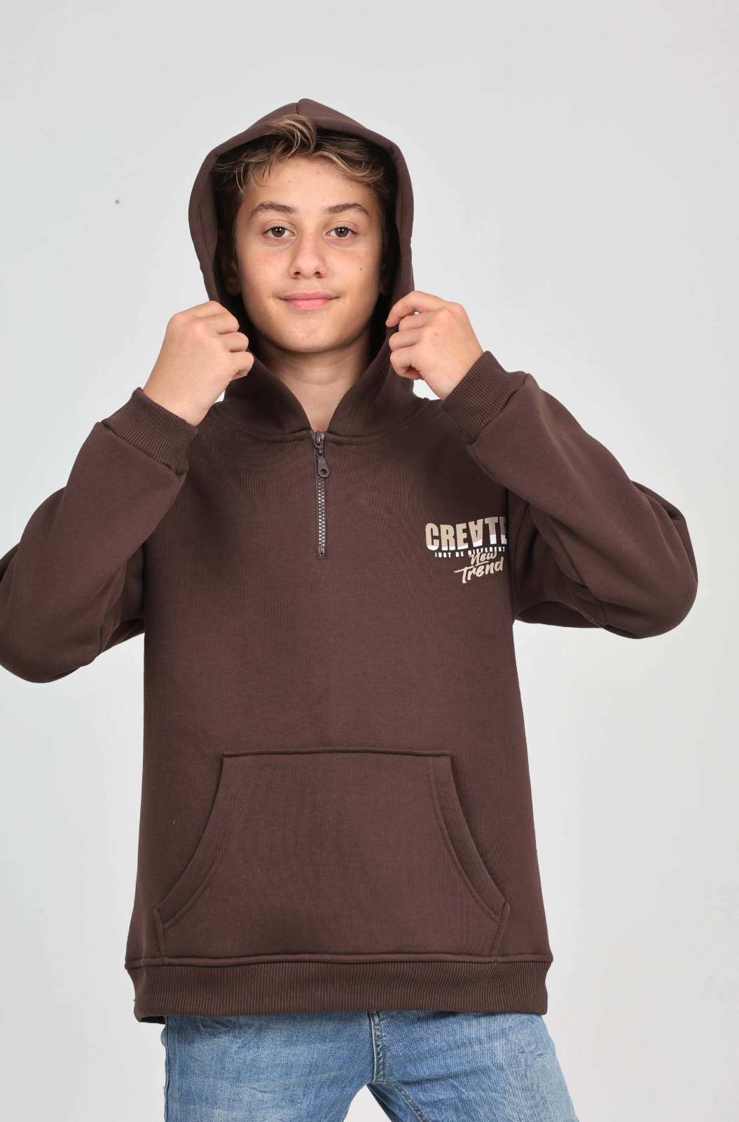 Toontoy Erkek Çocuk Create Baskılı Sweatshirt