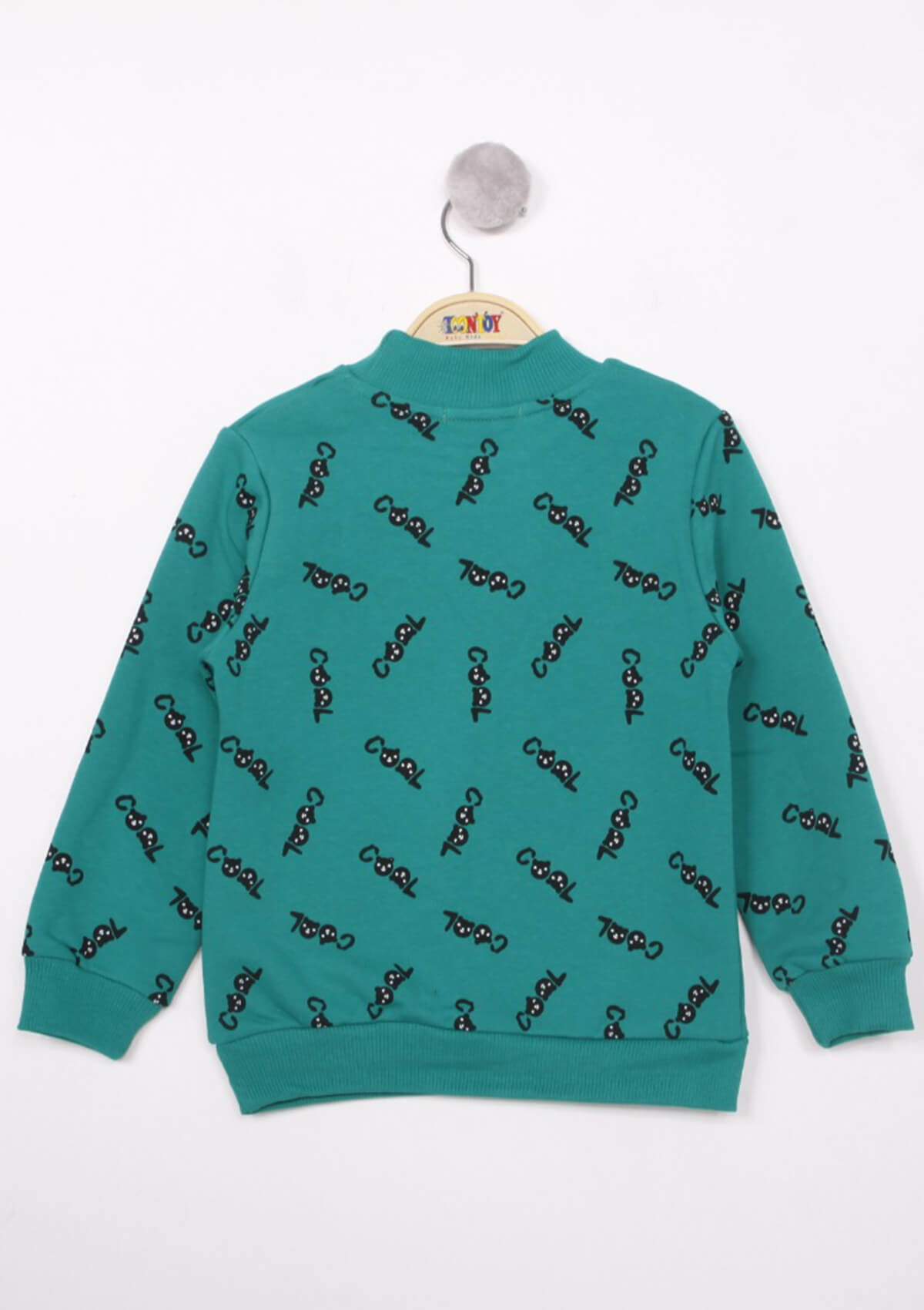 Toontoy Erkek Çocuk Komple Baskılı İçi Pamuklu Sweatshirt
