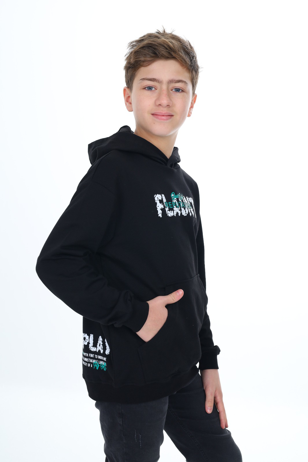 Toontoy Erkek Çocuk Flaunt  Baskılı Sweatshirt