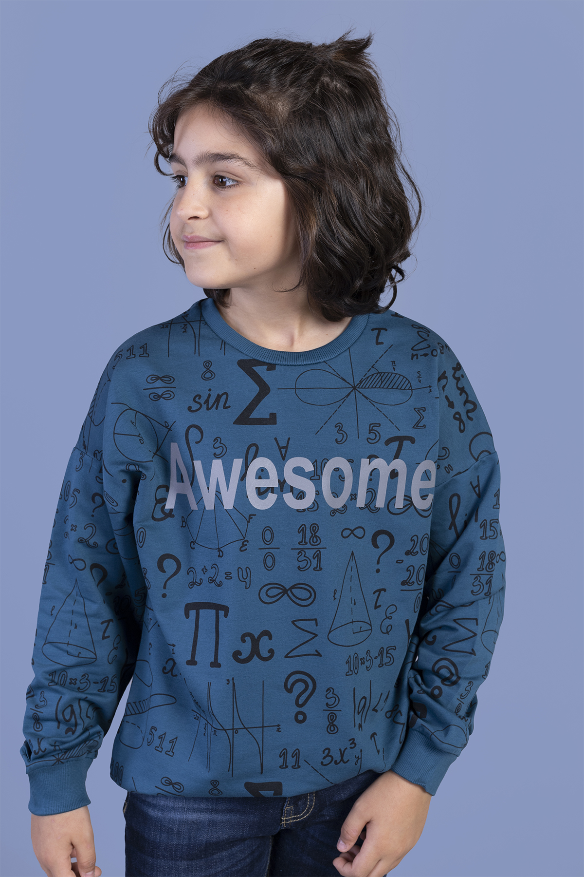 Toontoy Erkek Çocuk Baskılı Sweatshirt