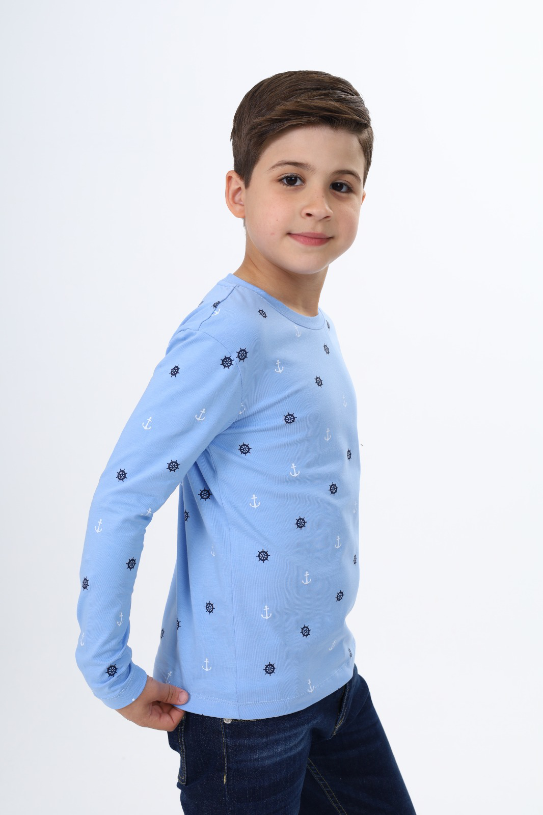 Toontoy Erkek Çocuk  Dümen Baskılı Tişört
