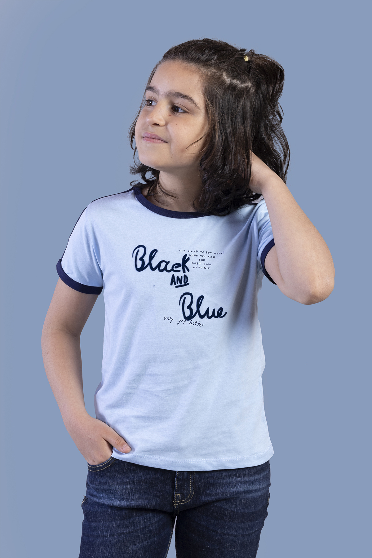Toontoy Erkek Çocuk Black Flak Baskılı Tişört