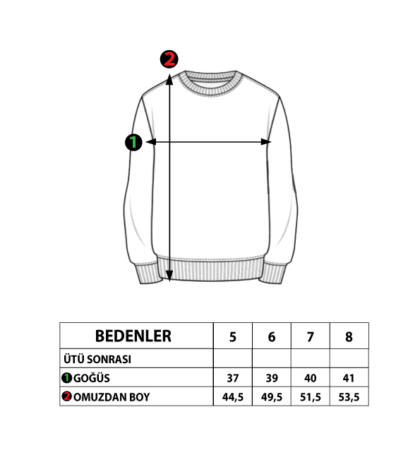 Toontoy Erkek Çocuk  Tazz Baskılı Sweatshirt