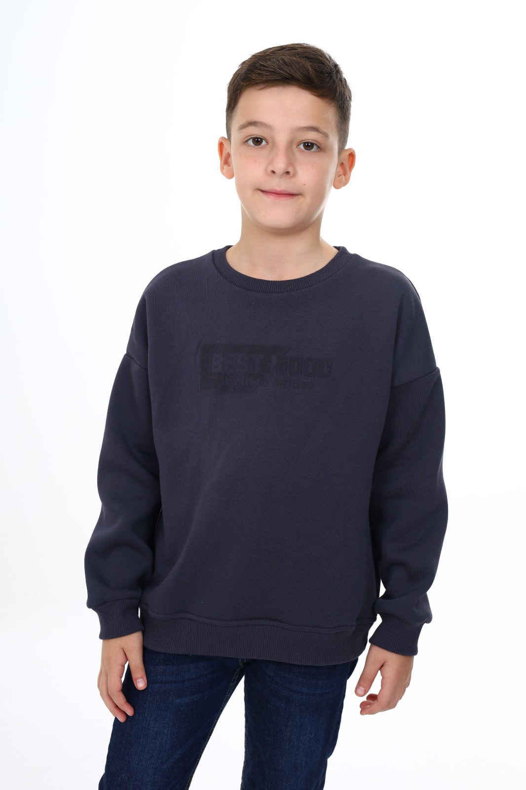 Toontoy Erkek Çocuk Best Mood Baskılı Sweatshirt