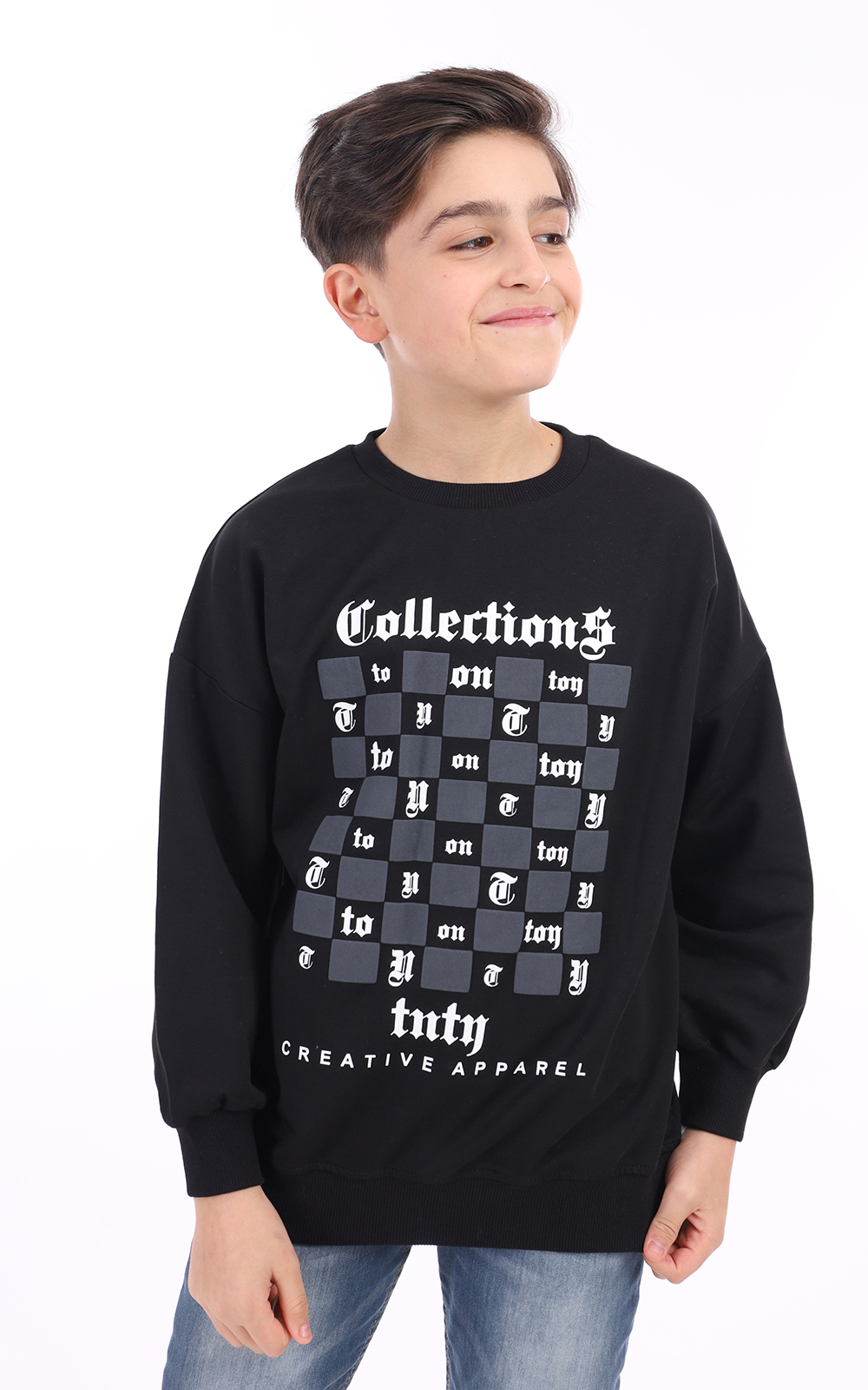 Toontoy Erkek Çocuk Baskılı Sweatshirt