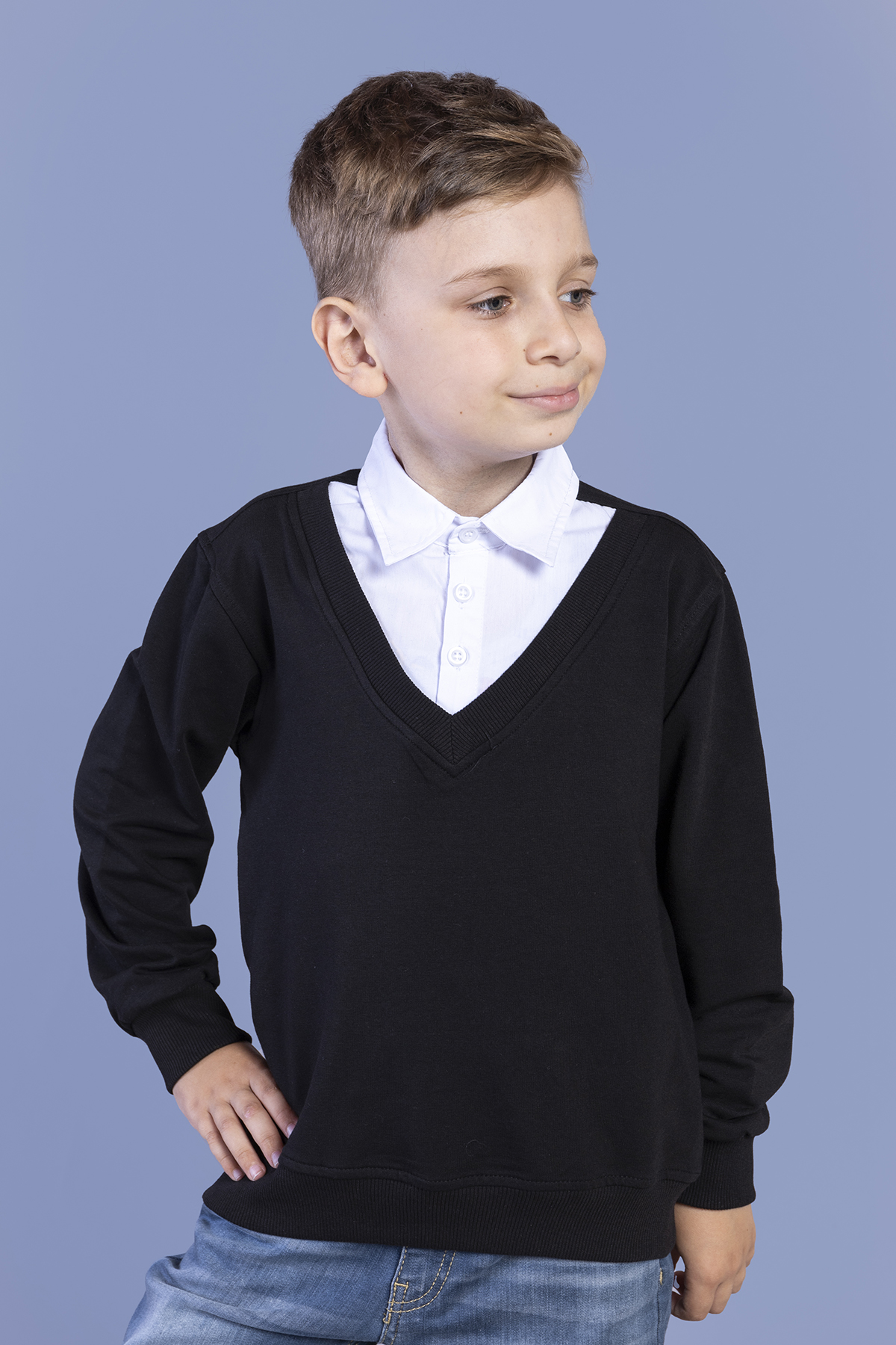 Toontoy Erkek Çocuk Okul Sweatshirt