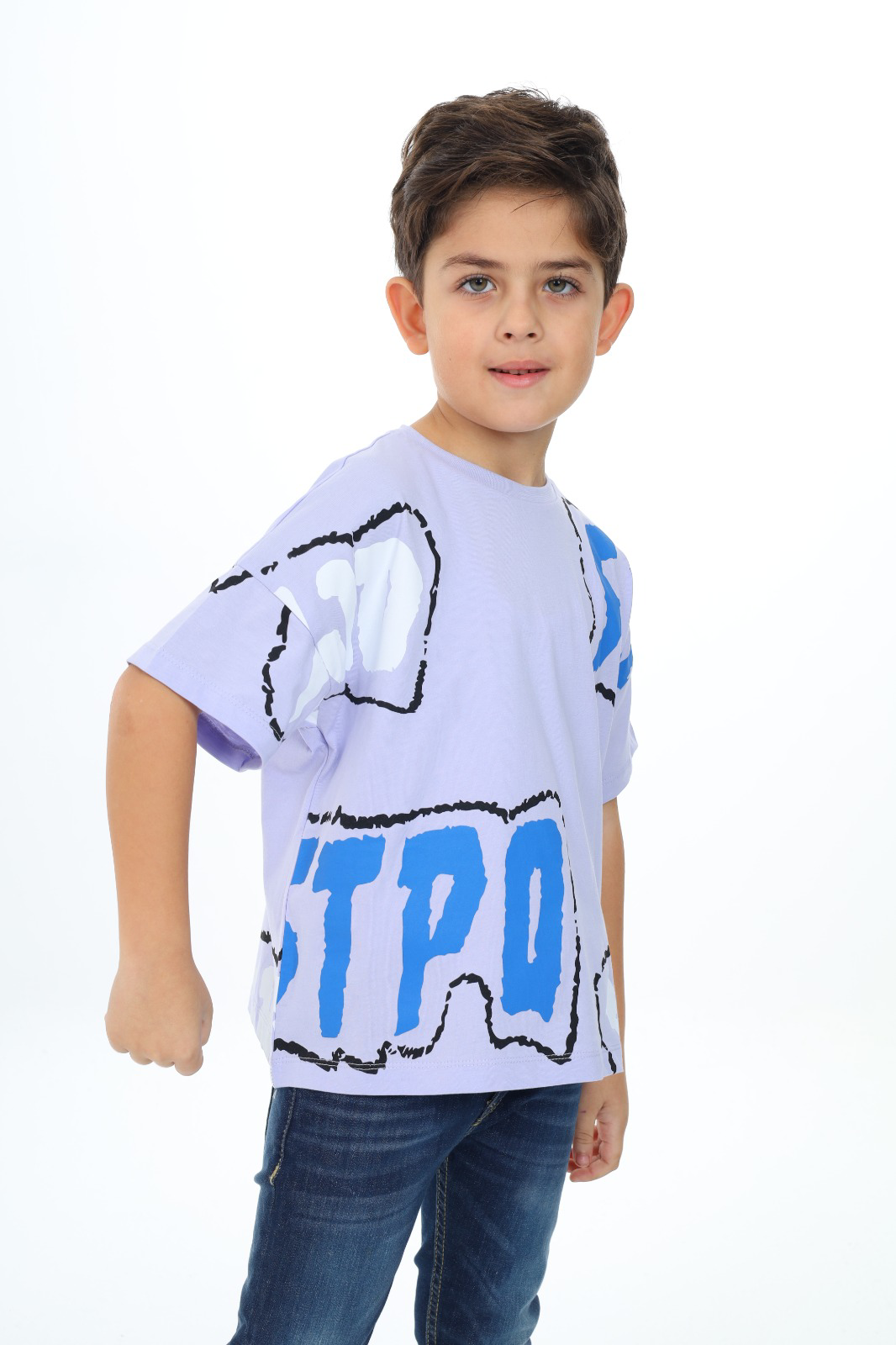 Toontoy Erkek Çocuk  Stpo Baskılı Tişört