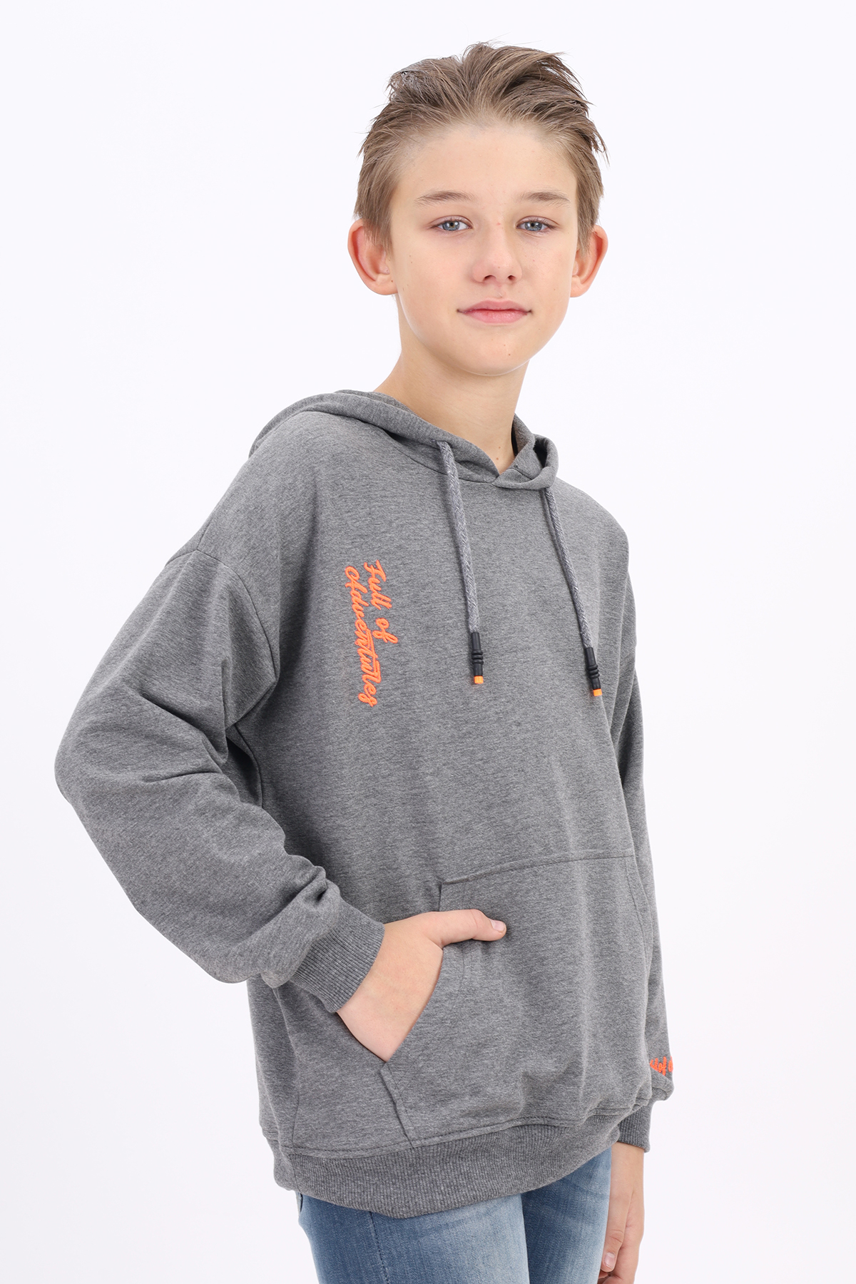 Toontoy Erkek Çocuk Nakışlı Sweatshirt