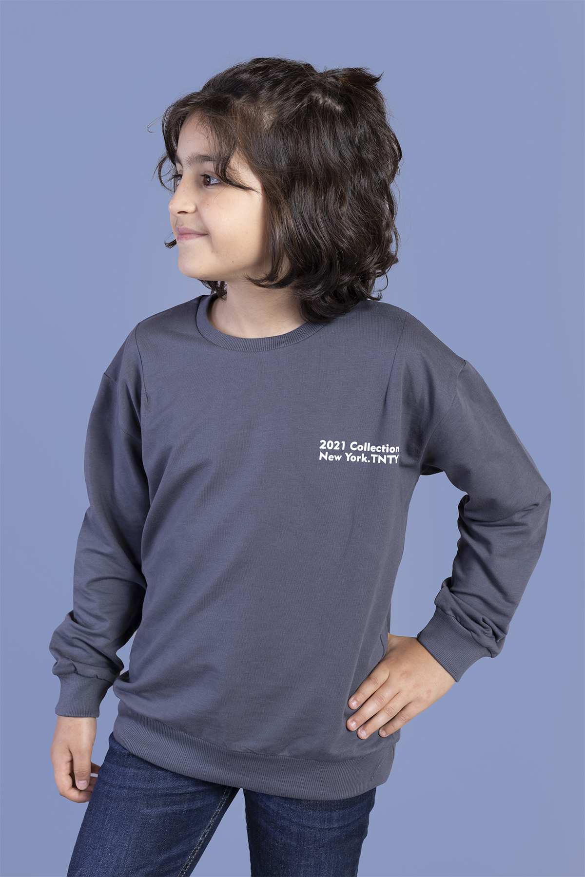 Toontoy Erkek Çocuk Baskılı Sweatshirt