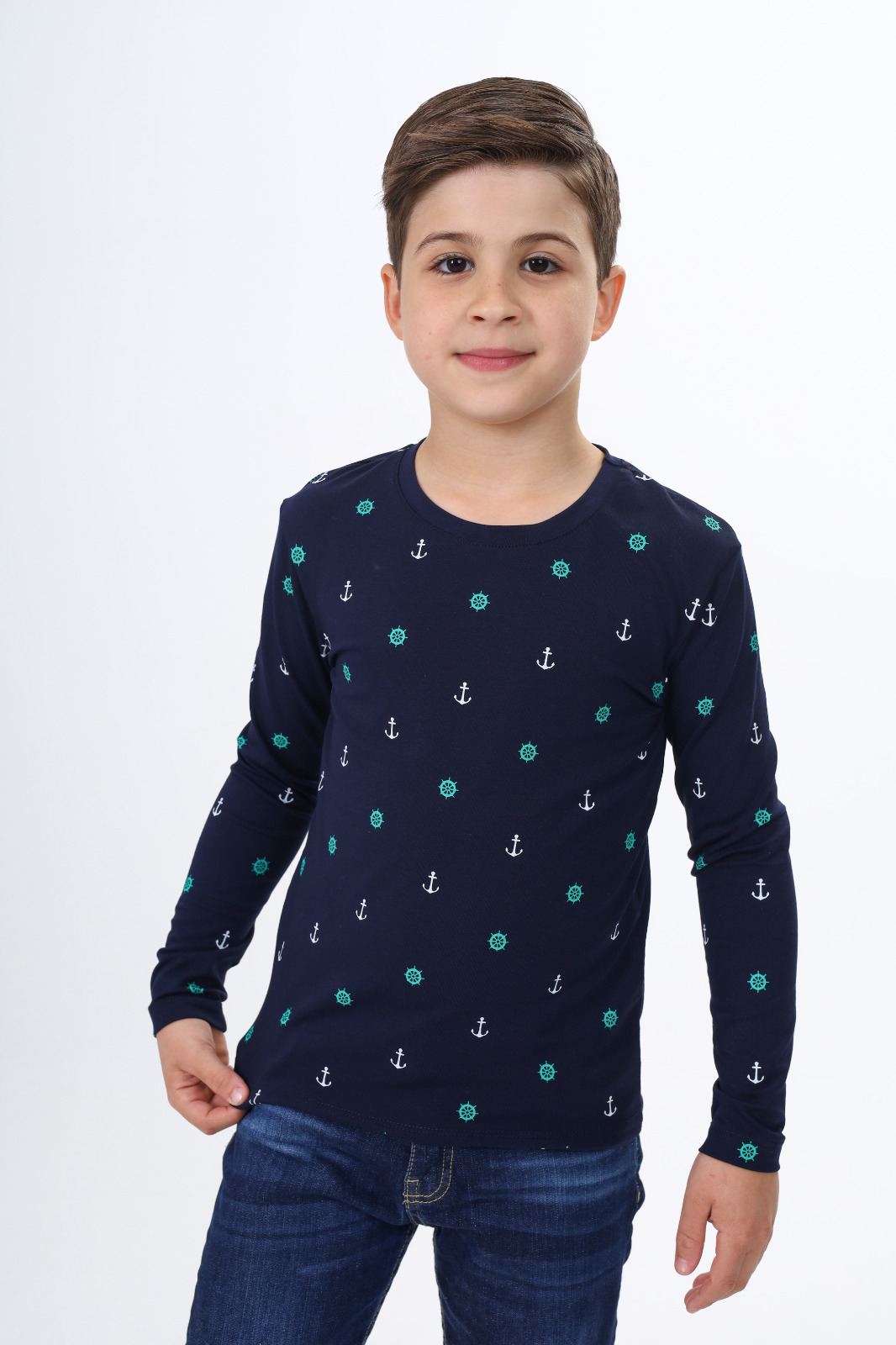 Toontoy Erkek Çocuk  Dümen Baskılı Tişört