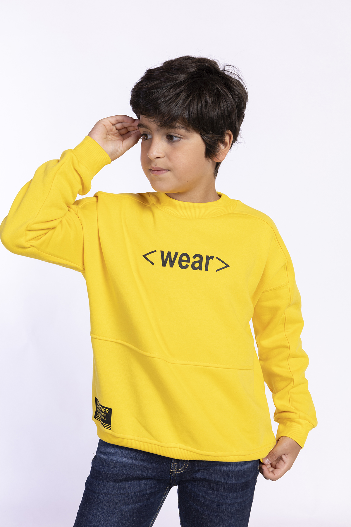 Toontoy Erkek Çocuk Balıkçı Yaka Sweatshirt