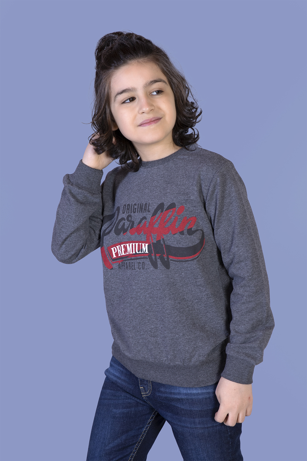 Toontoy Erkek Çocuk Premium Baskılı Sweatshirt