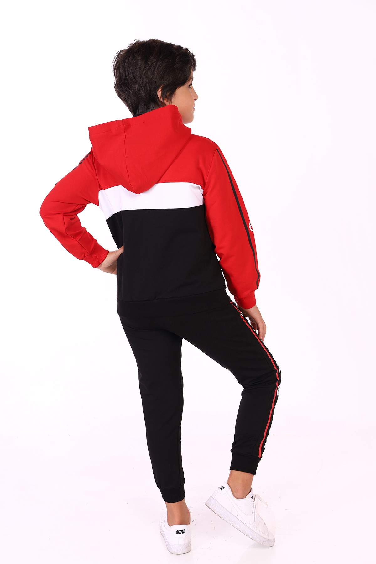 Toontoy Erkek Çocuk Renk Bloklu Baskılı Eşofman Takımı