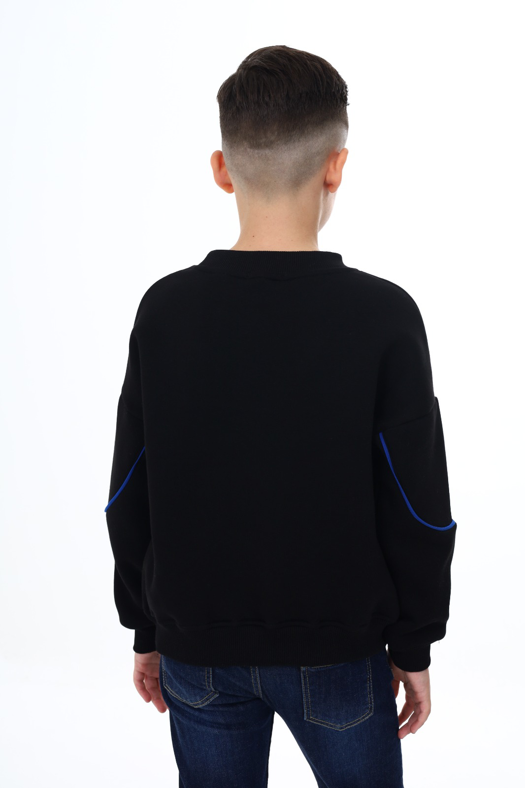 Toontoy Erkek Çocuk Cep Detaylı  Baskılı Sweatshirt