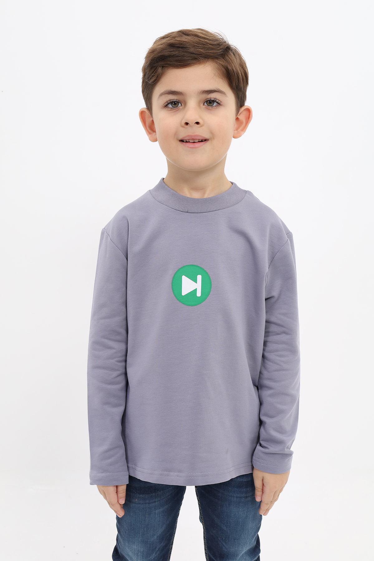 Toontoy Erkek Çocuk Baskılı Sweatshirt