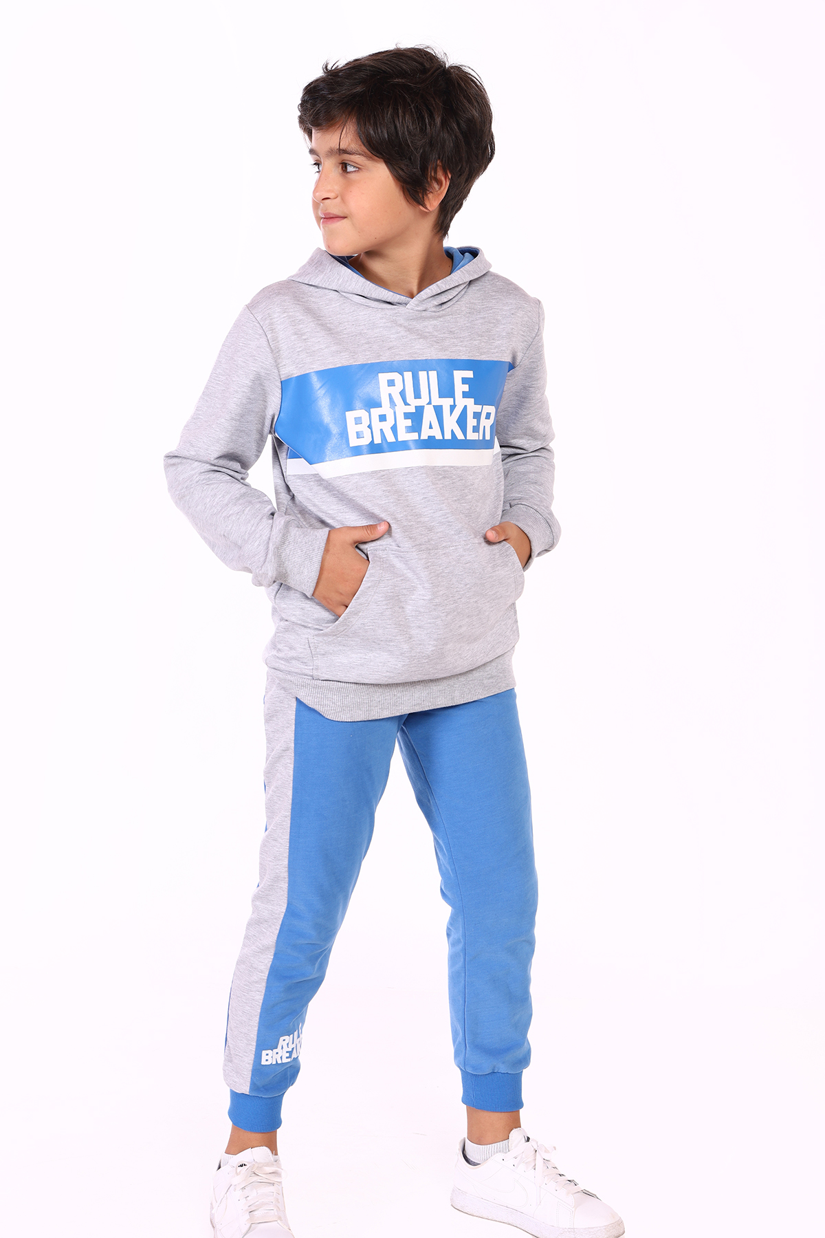 Toontoy  Erkek Çocuk Rule Breaker Baskılı Eşofman Takım