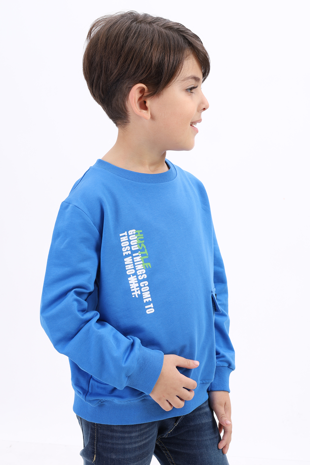 Toontoy Erkek Çocuk Baskılı Sweatshirt