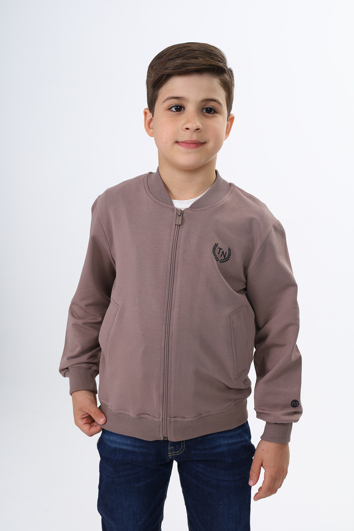 Toontoy Erkek Çocuk Baskılı Hırka Toontoy Erkek Çocuk Baskılı Hırka