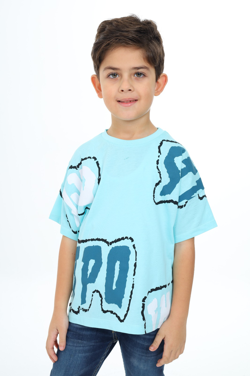 Toontoy Erkek Çocuk  Stpo Baskılı Tişört