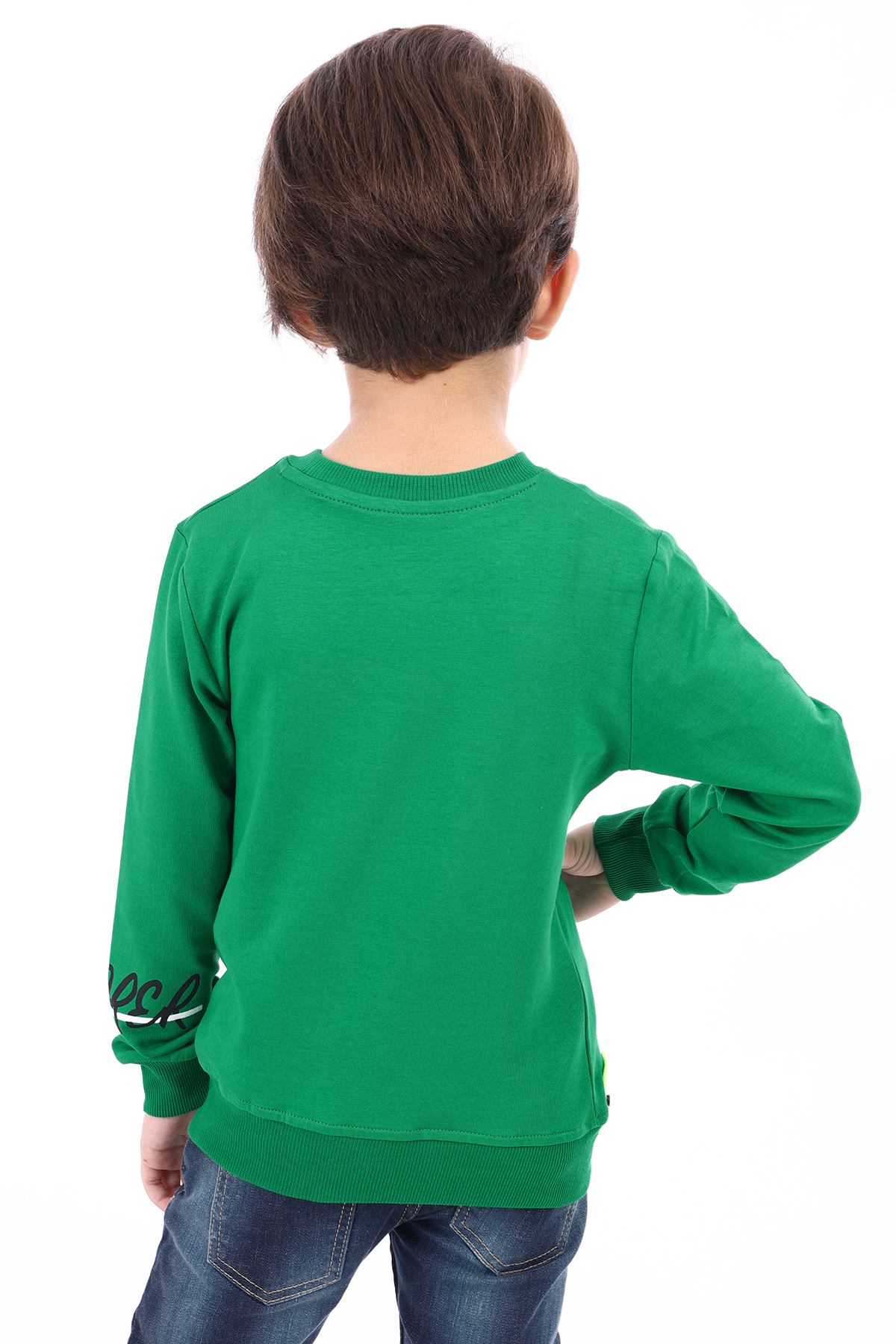 Toontoy Erkek Çocuk Football  Baskılı Sweatshirt
