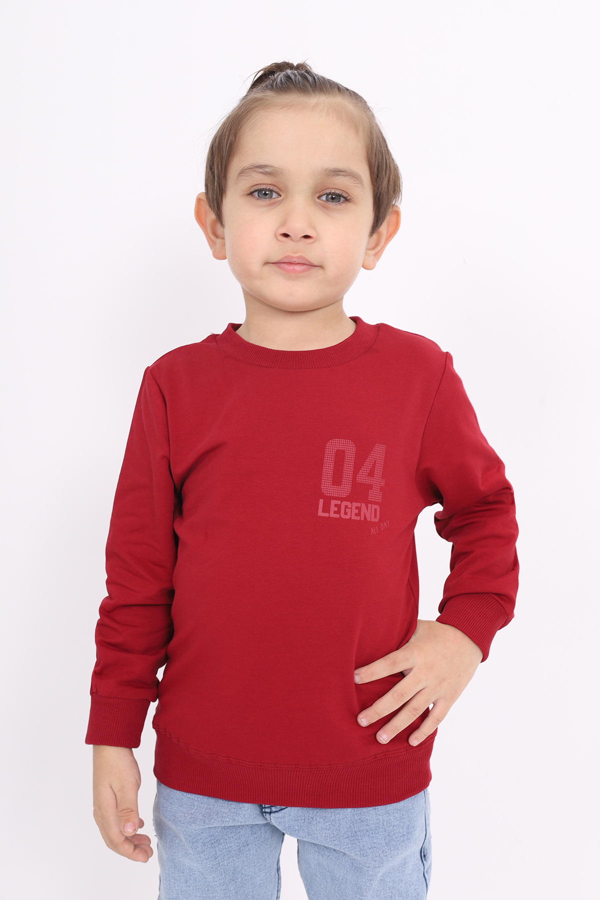 Toontoy Erkek Çocuk Baskılı Sweatshirt