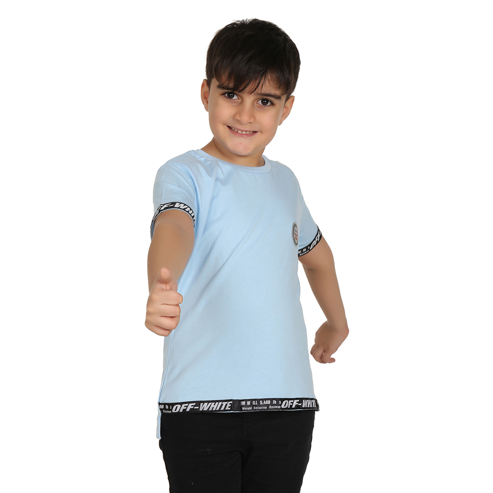 Toontoy Erkek Çocuk Kenar Şeritli Tişört