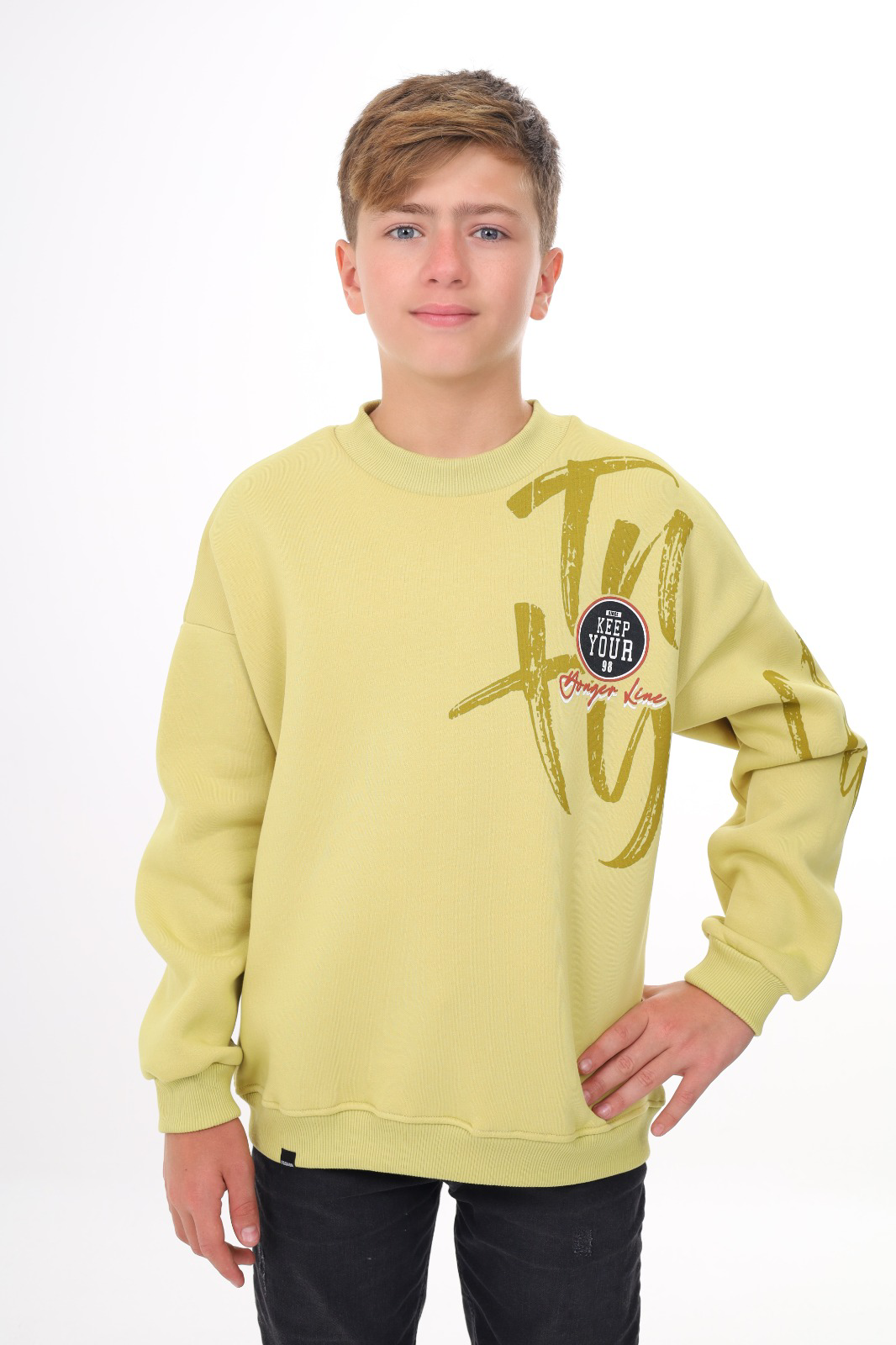 Toontoy Erkek Çocuk Baskılı Sweatshirt