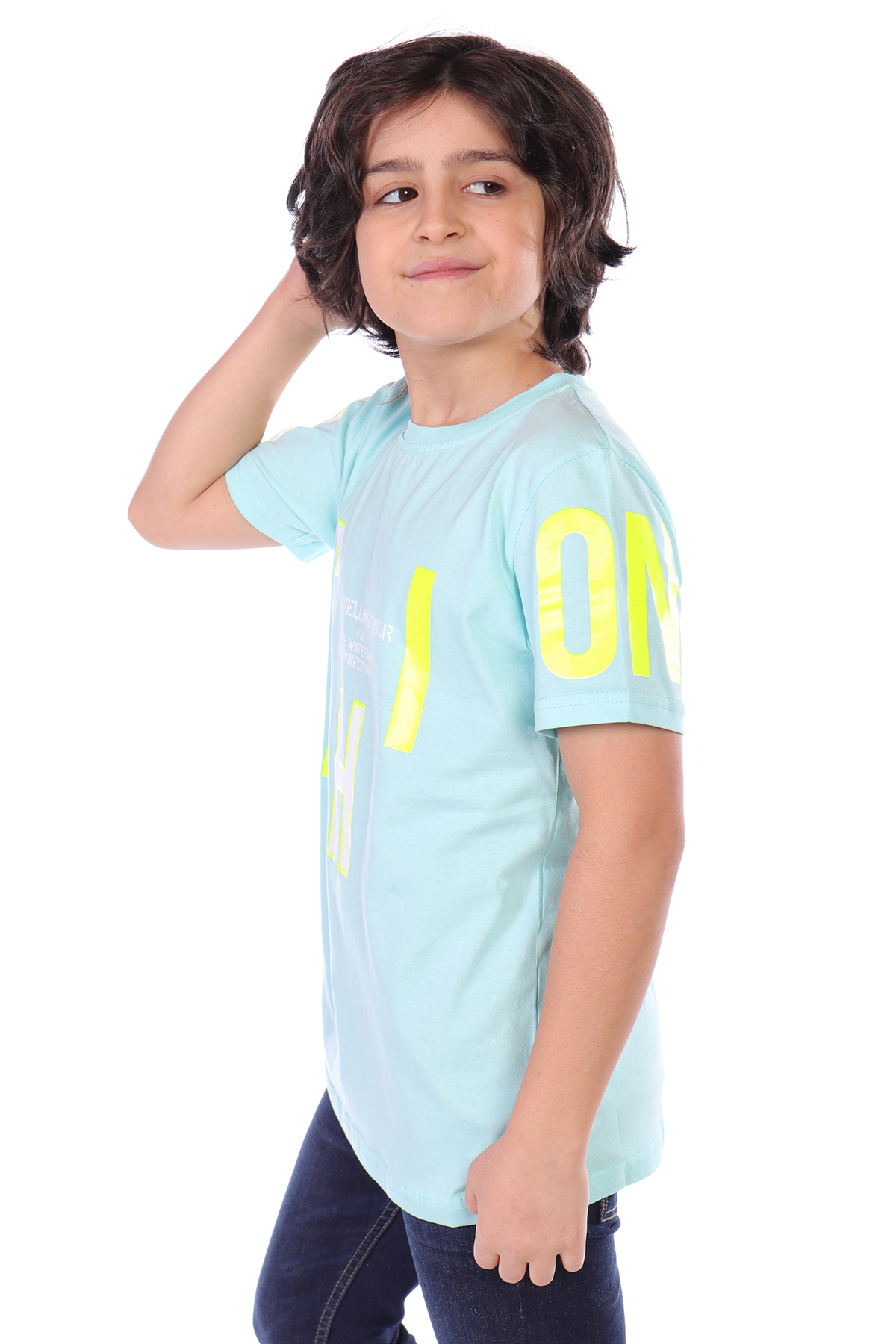 Toontoy Erkek Çocuk Fashion Baskılı Tişört
